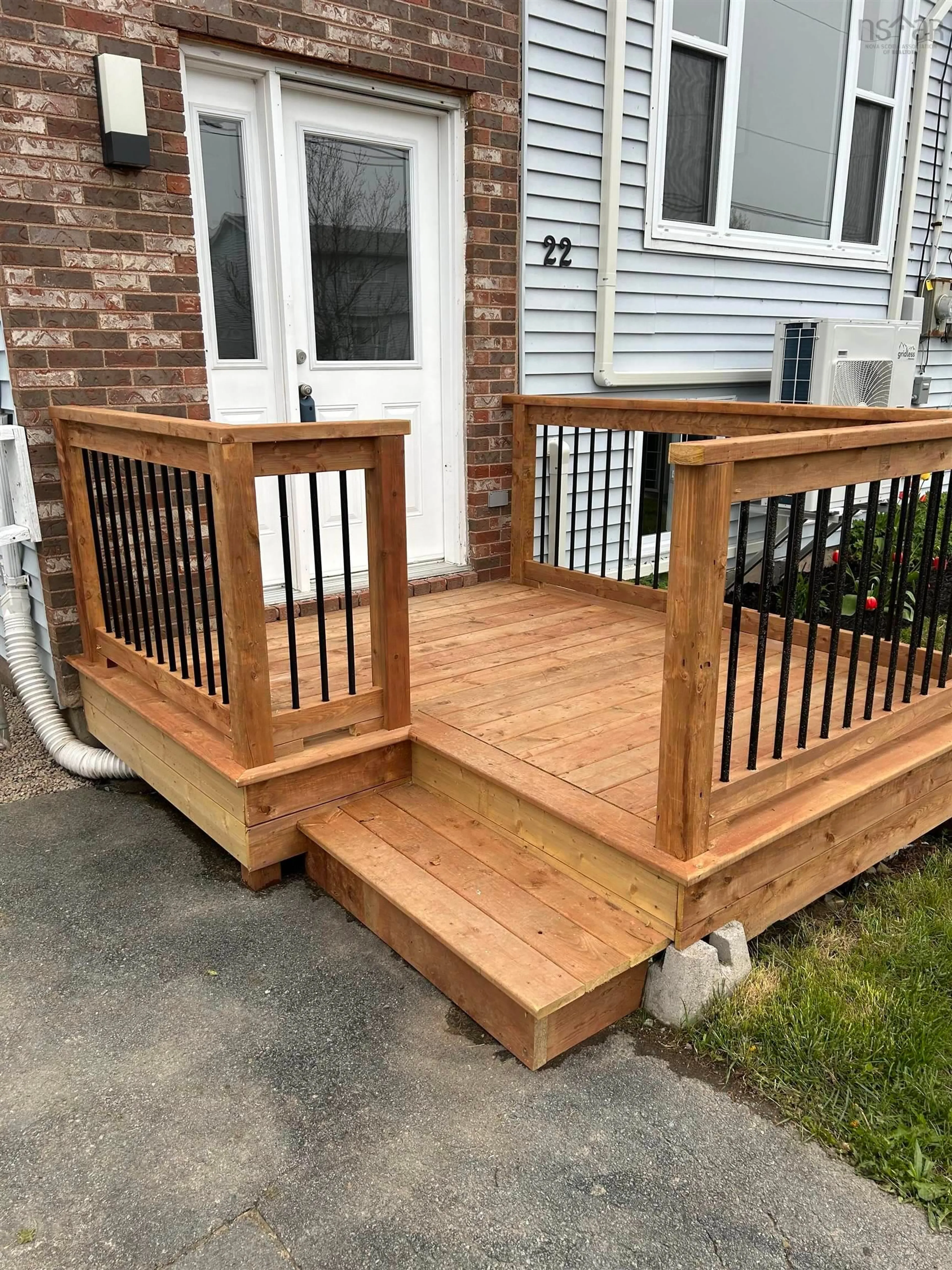 Patio, street for 22 Osborne Dr, Eastern Passage Nova Scotia B3G 1H2