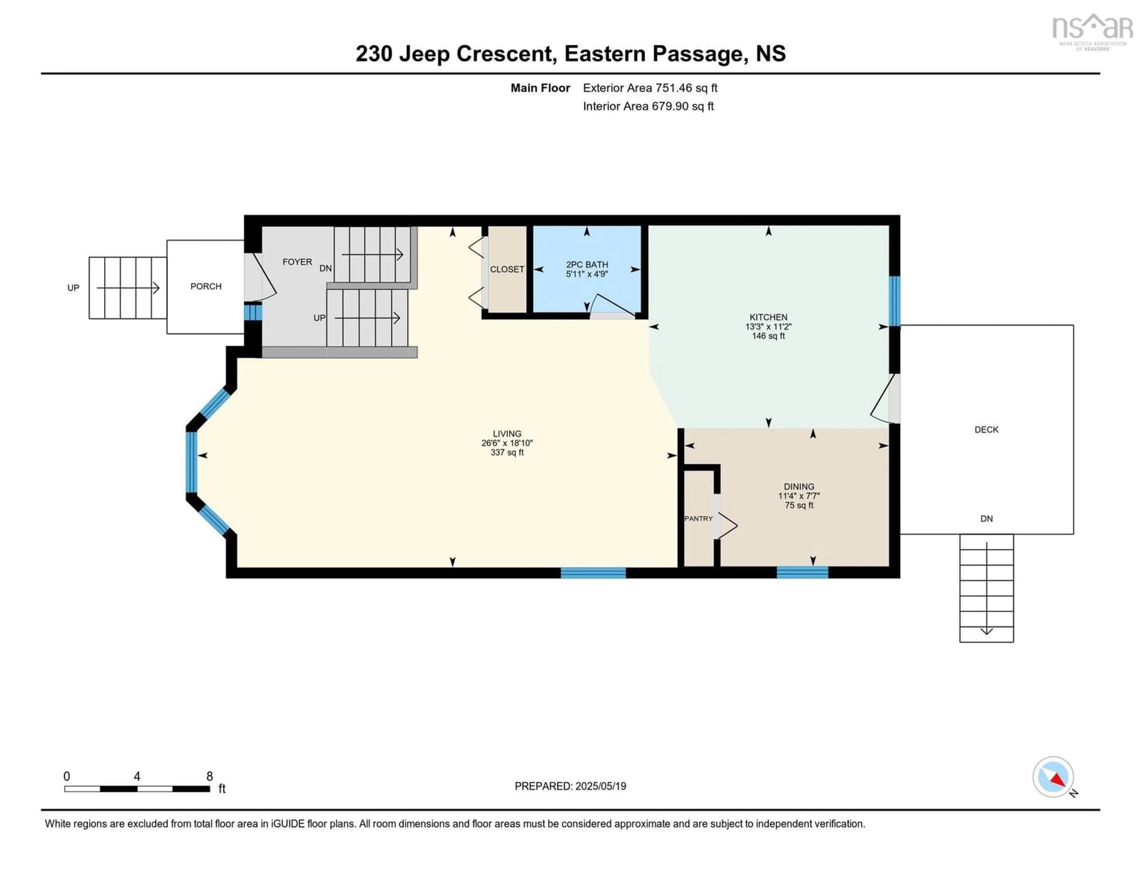 Floor plan for 230 Jeep Cres, Eastern Passage Nova Scotia B3G 1P5