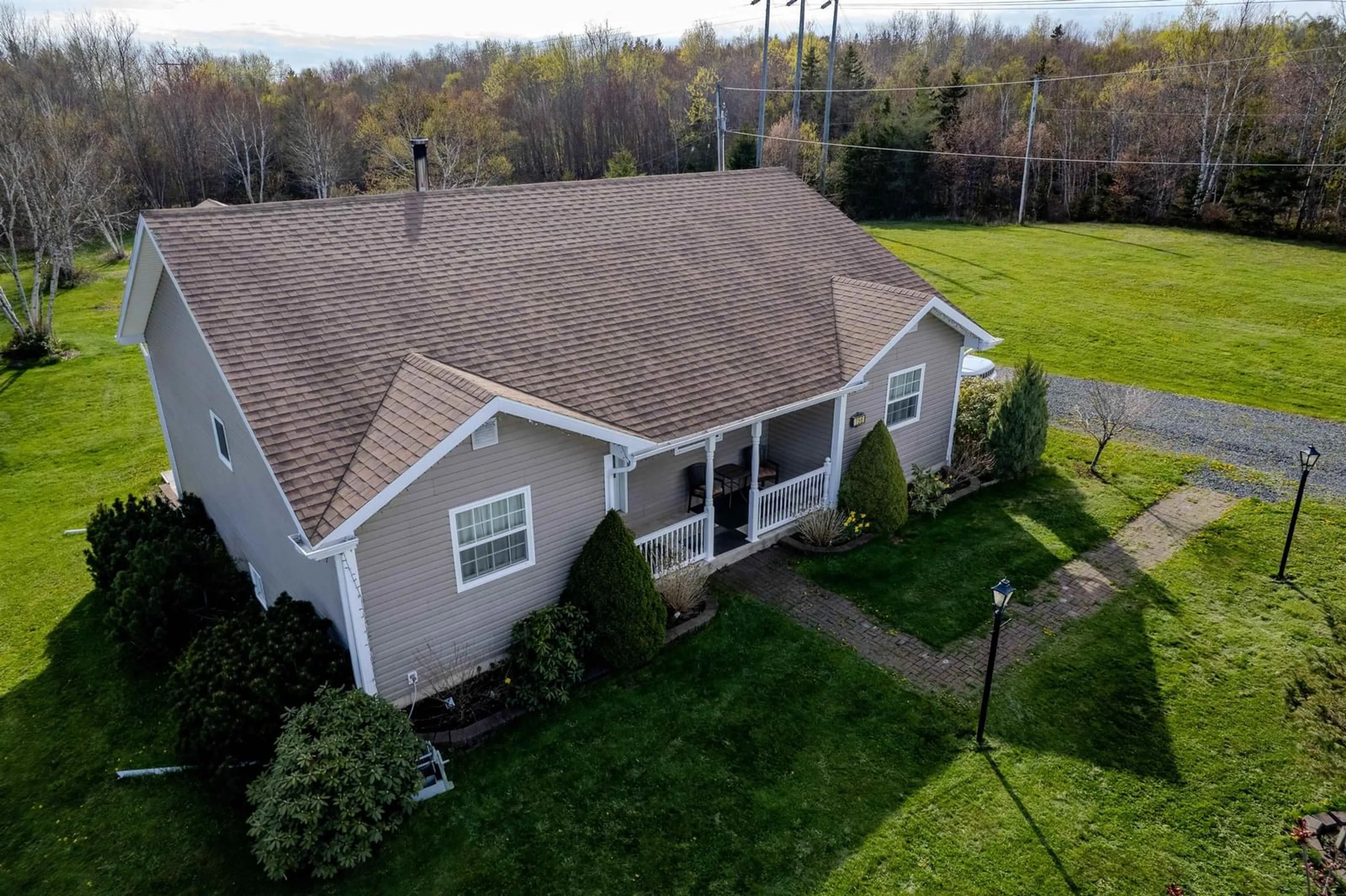 A pic from outside/outdoor area/front of a property/back of a property/a pic from drone, unknown for 156 Nickelwood Dr, River Ryan Nova Scotia B1H 5R7