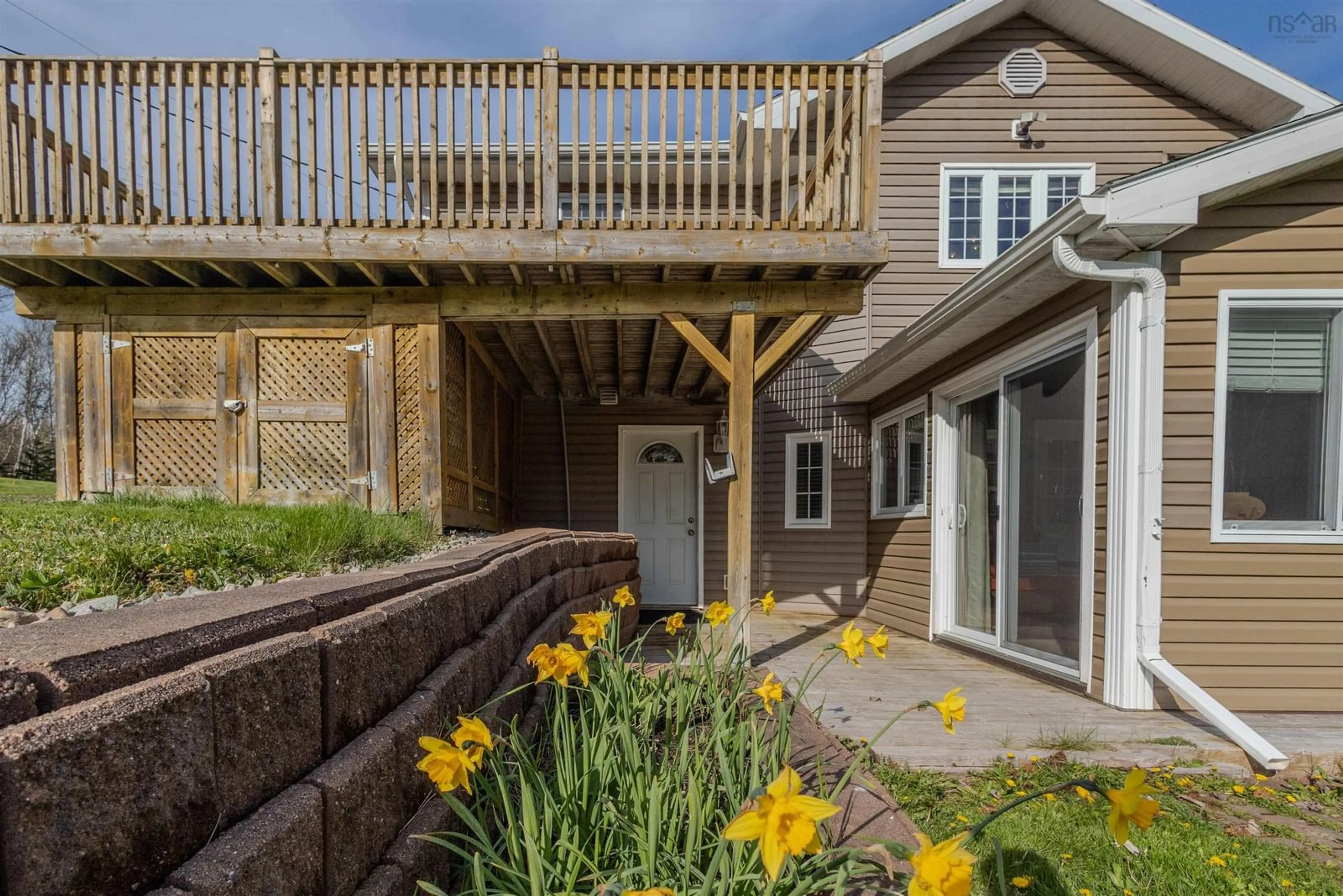 Patio, water/lake/river/ocean view for 156 Nickelwood Dr, River Ryan Nova Scotia B1H 5R7