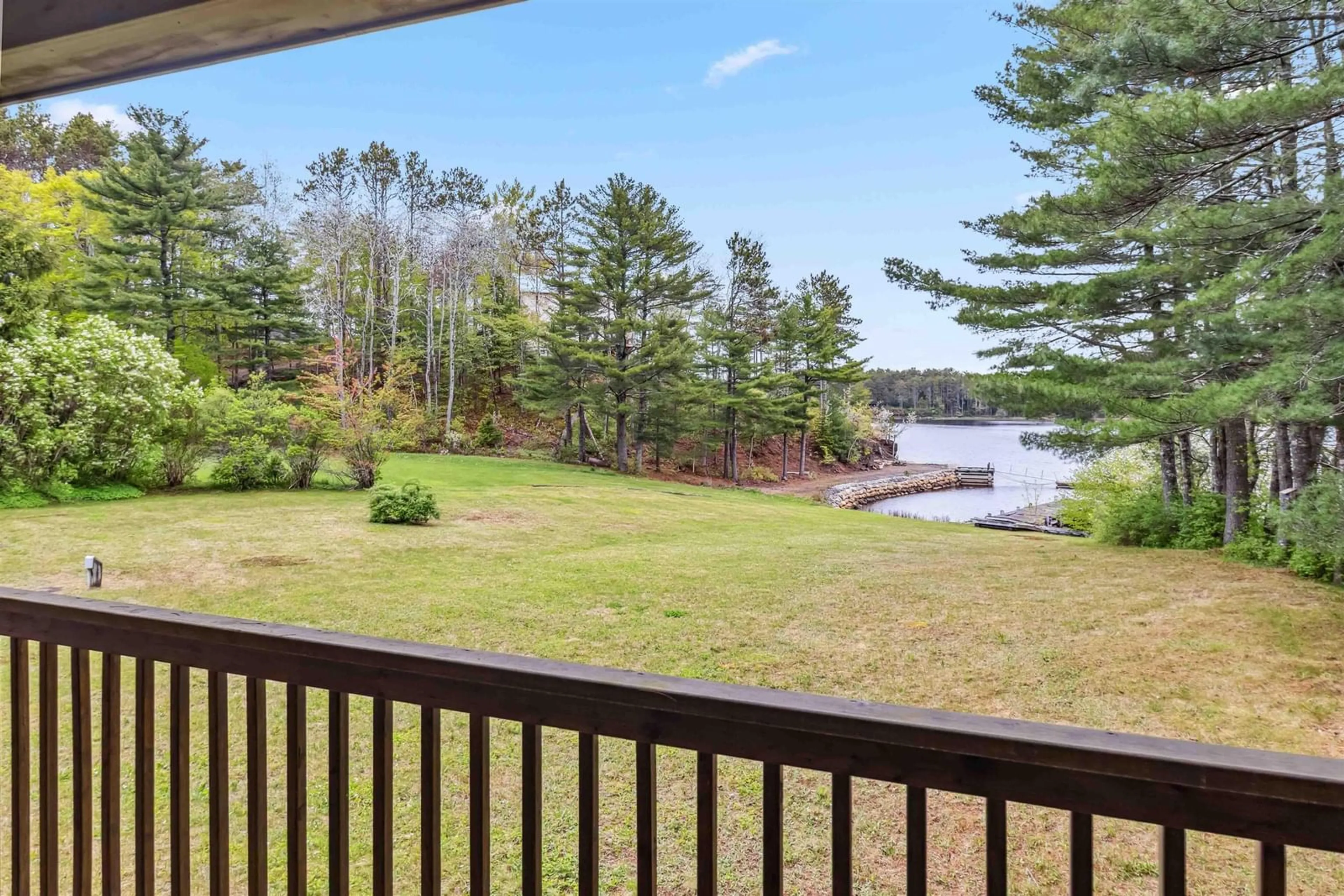 Patio, water/lake/river/ocean view for 1213 Highway 331, Conquerall Bank Nova Scotia B0R 1G0
