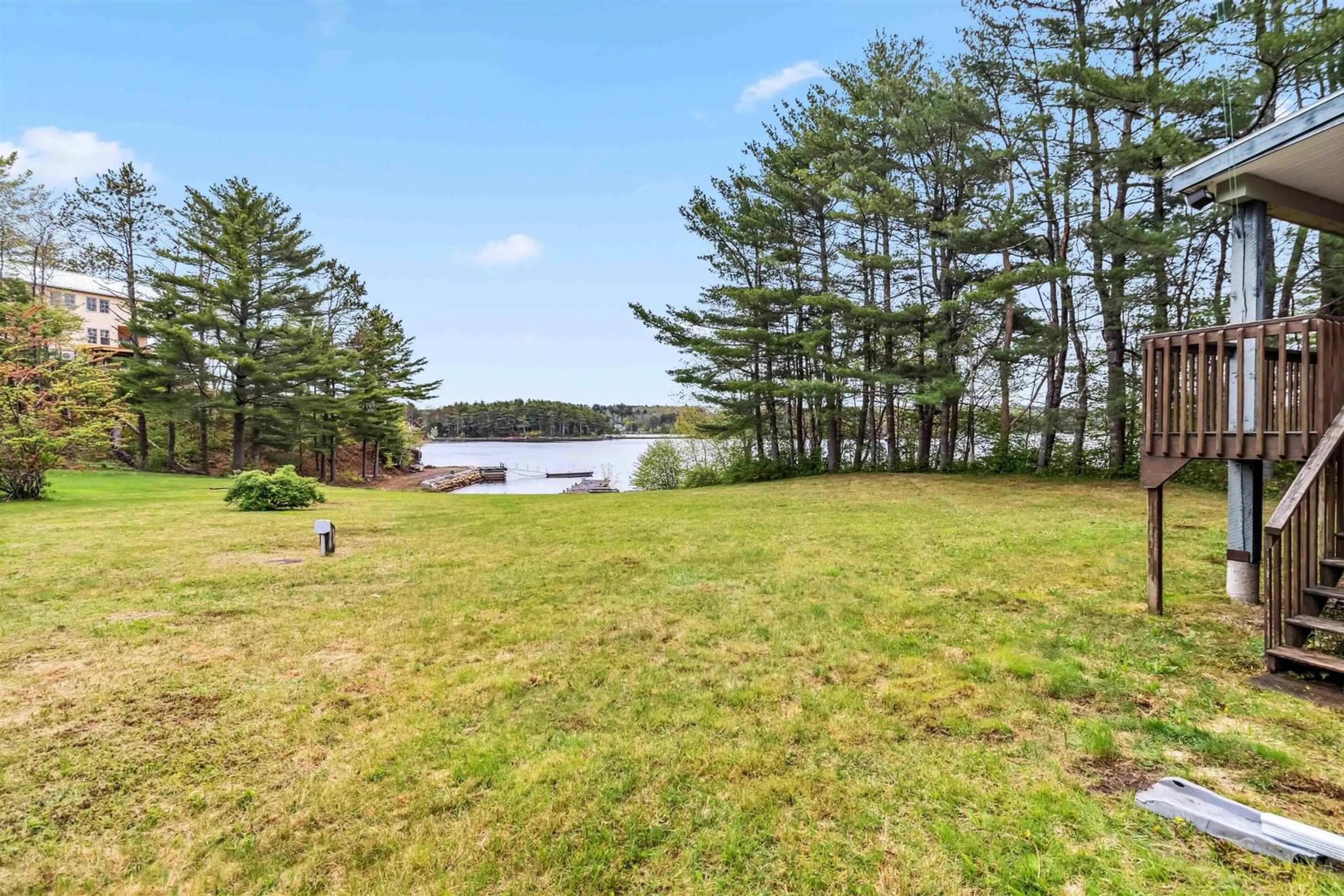 Patio, water/lake/river/ocean view for 1213 Highway 331, Conquerall Bank Nova Scotia B0R 1G0