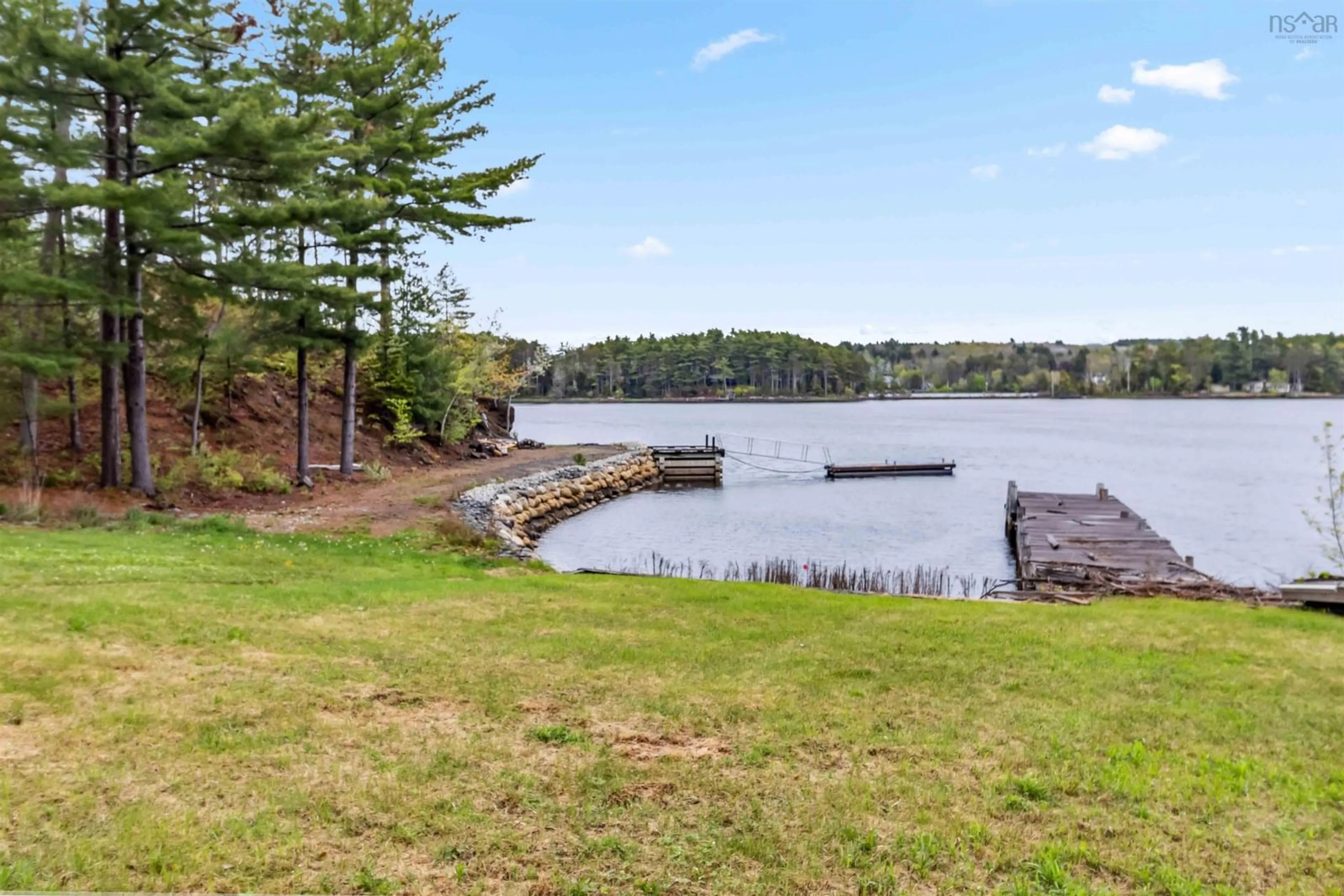 Patio, water/lake/river/ocean view for 1213 Highway 331, Conquerall Bank Nova Scotia B0R 1G0