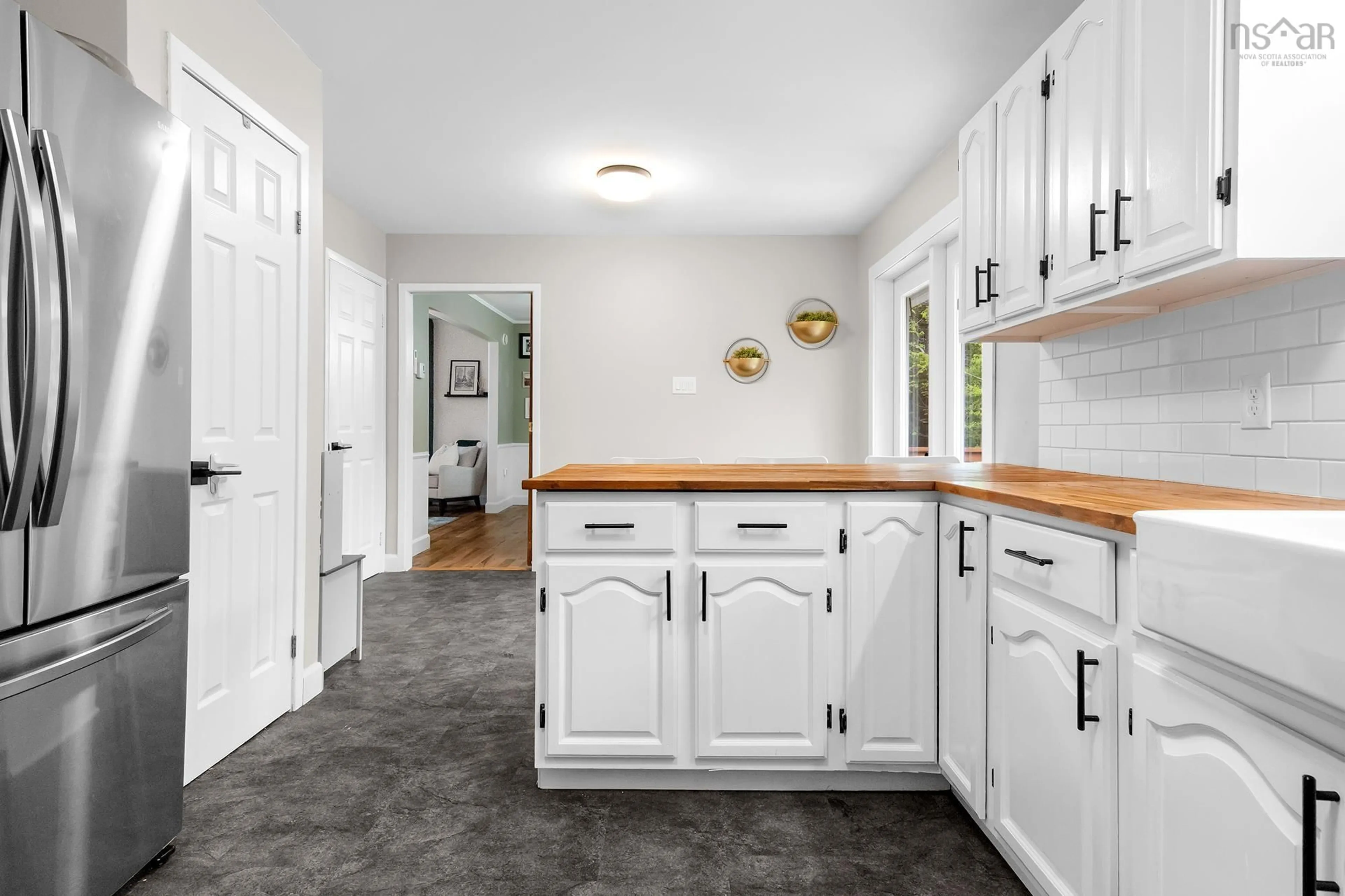 Open concept kitchen, ceramic/tile floor for 48 Norman Blvd, Hammonds Plains Nova Scotia B4B 1N5