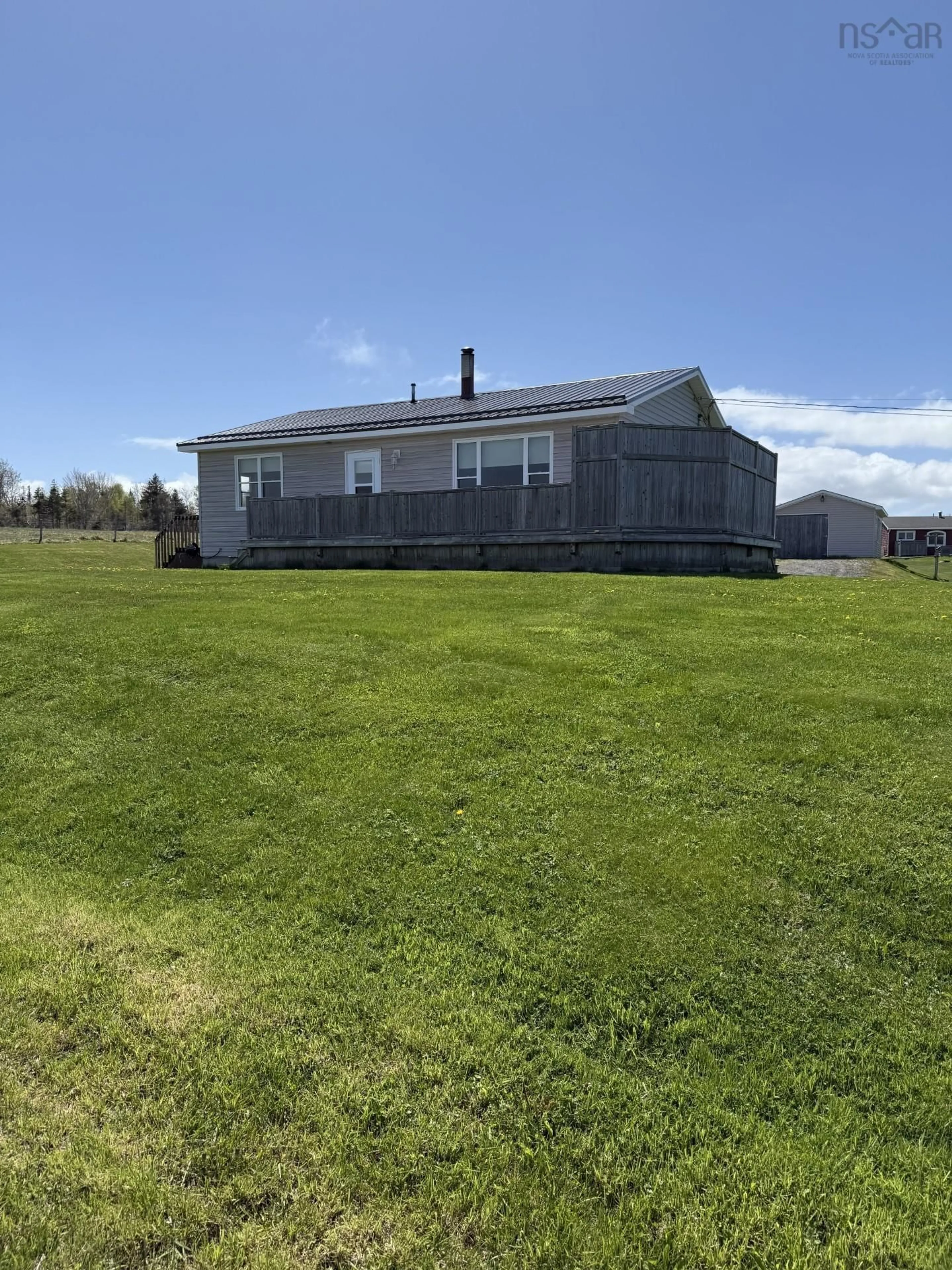 A pic from outside/outdoor area/front of a property/back of a property/a pic from drone, water/lake/river/ocean view for 536 Pomquet Cove Road, Pomquet Nova Scotia B2G 2L4