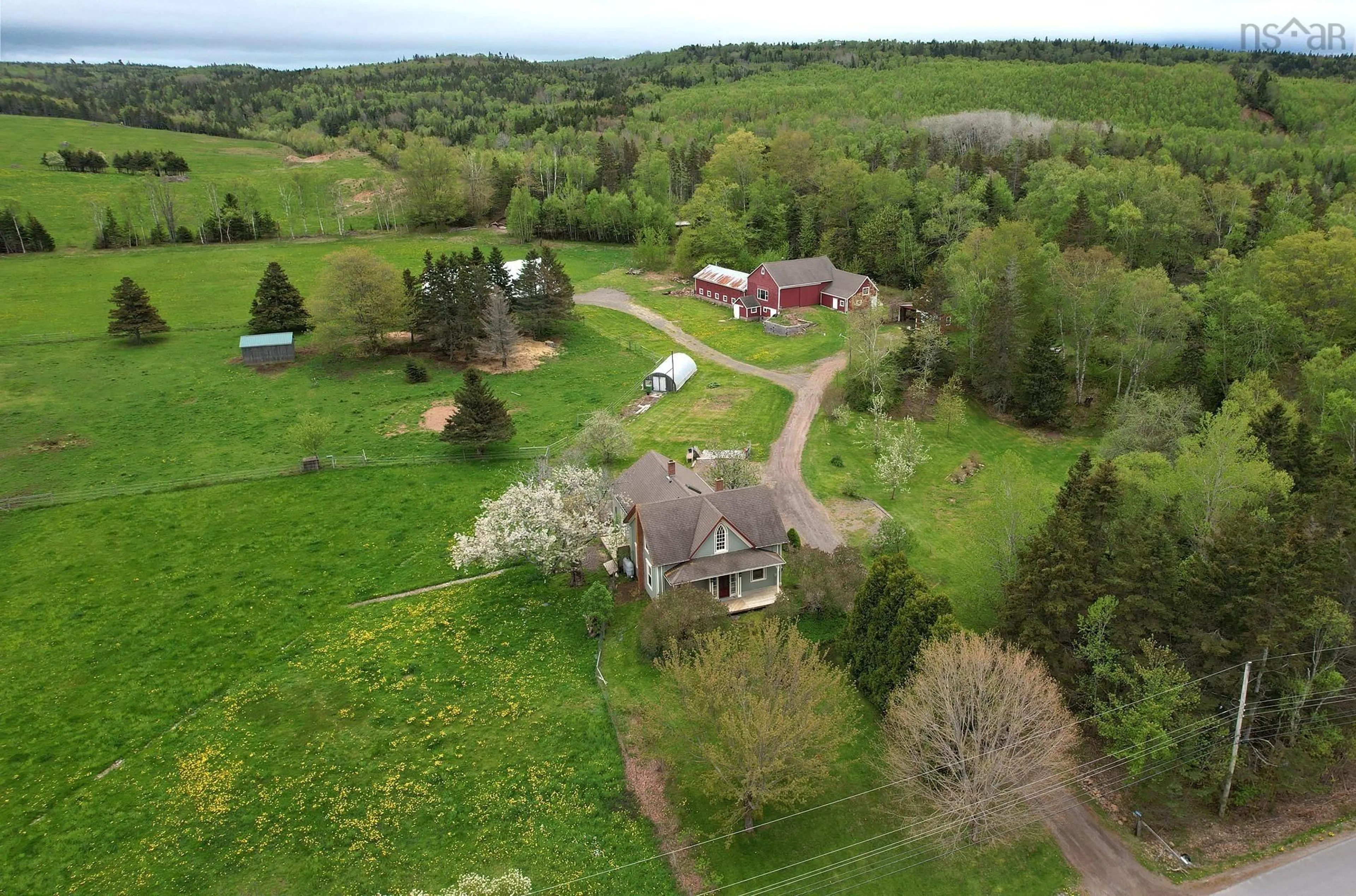 A pic from outside/outdoor area/front of a property/back of a property/a pic from drone, unknown for 12812 Shore Rd, Moshers Corner Nova Scotia B0S 1P0