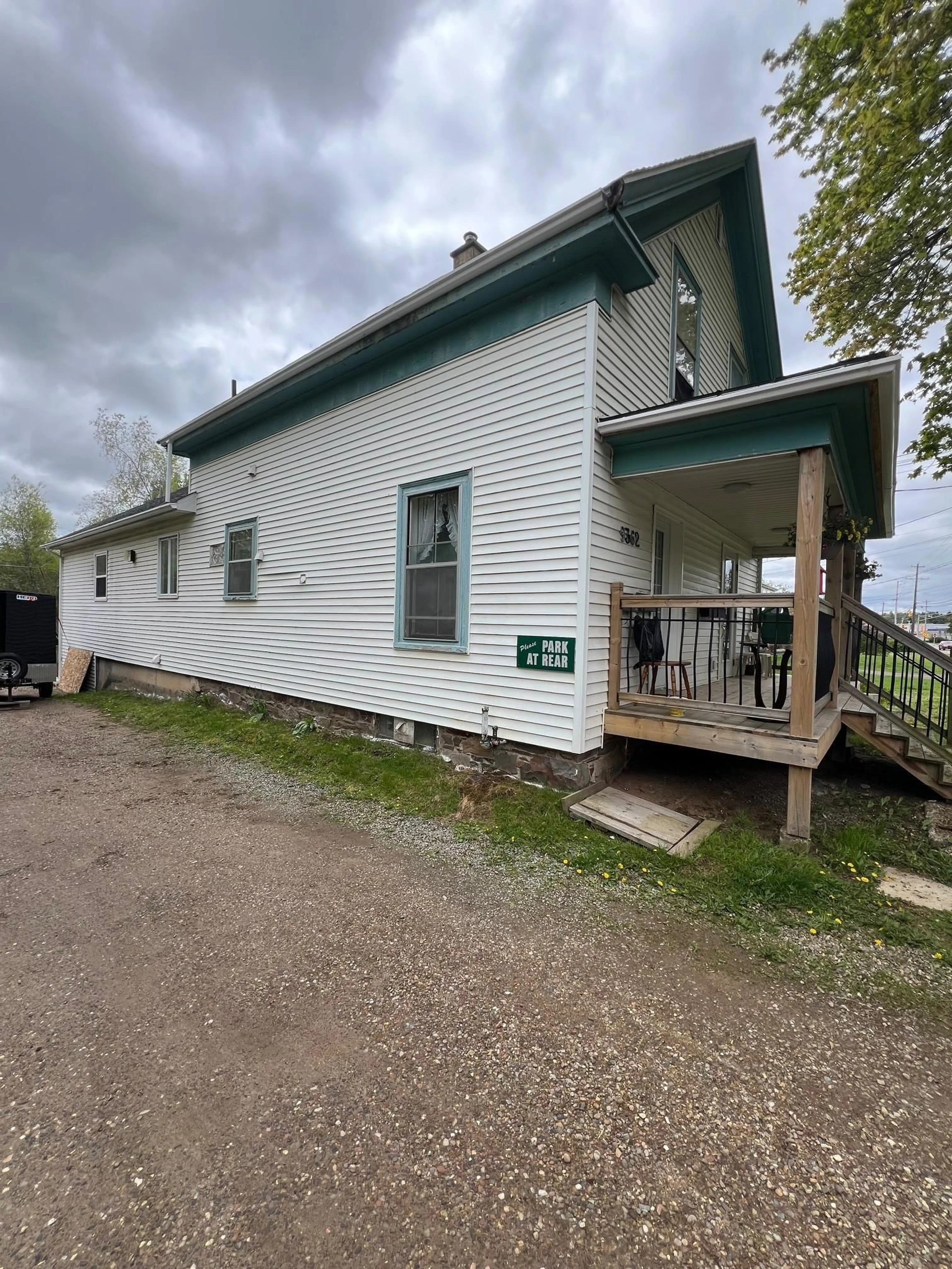 A pic from outside/outdoor area/front of a property/back of a property/a pic from drone, building for 9362 Commercial St, New Minas Nova Scotia B4N 3E9