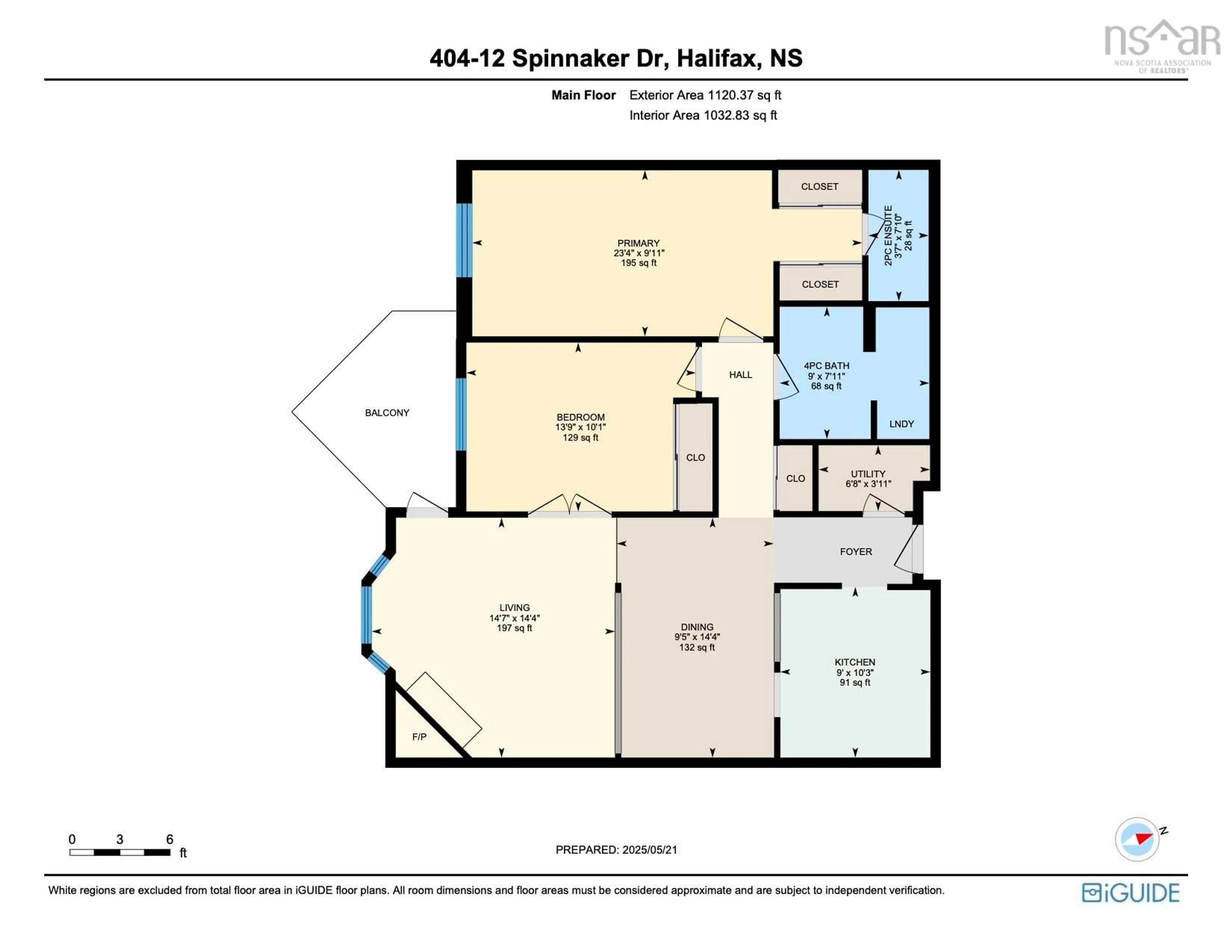 Floor plan for 12 Spinnaker Dr #404, Halifax Nova Scotia B3N 3A8