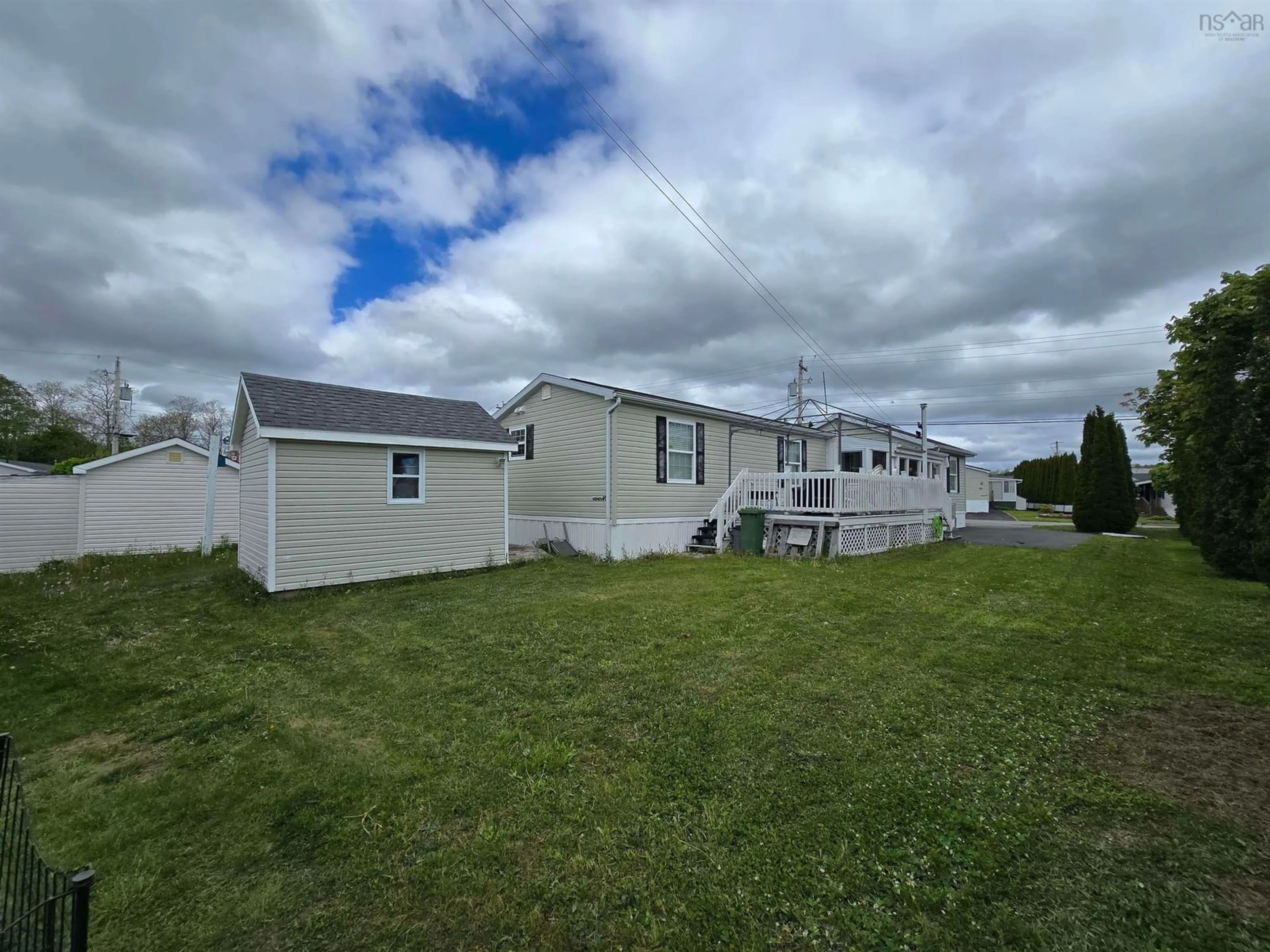 A pic from outside/outdoor area/front of a property/back of a property/a pic from drone, unknown for 87 Haven Dr, Bridgewater Nova Scotia B4V 4C5