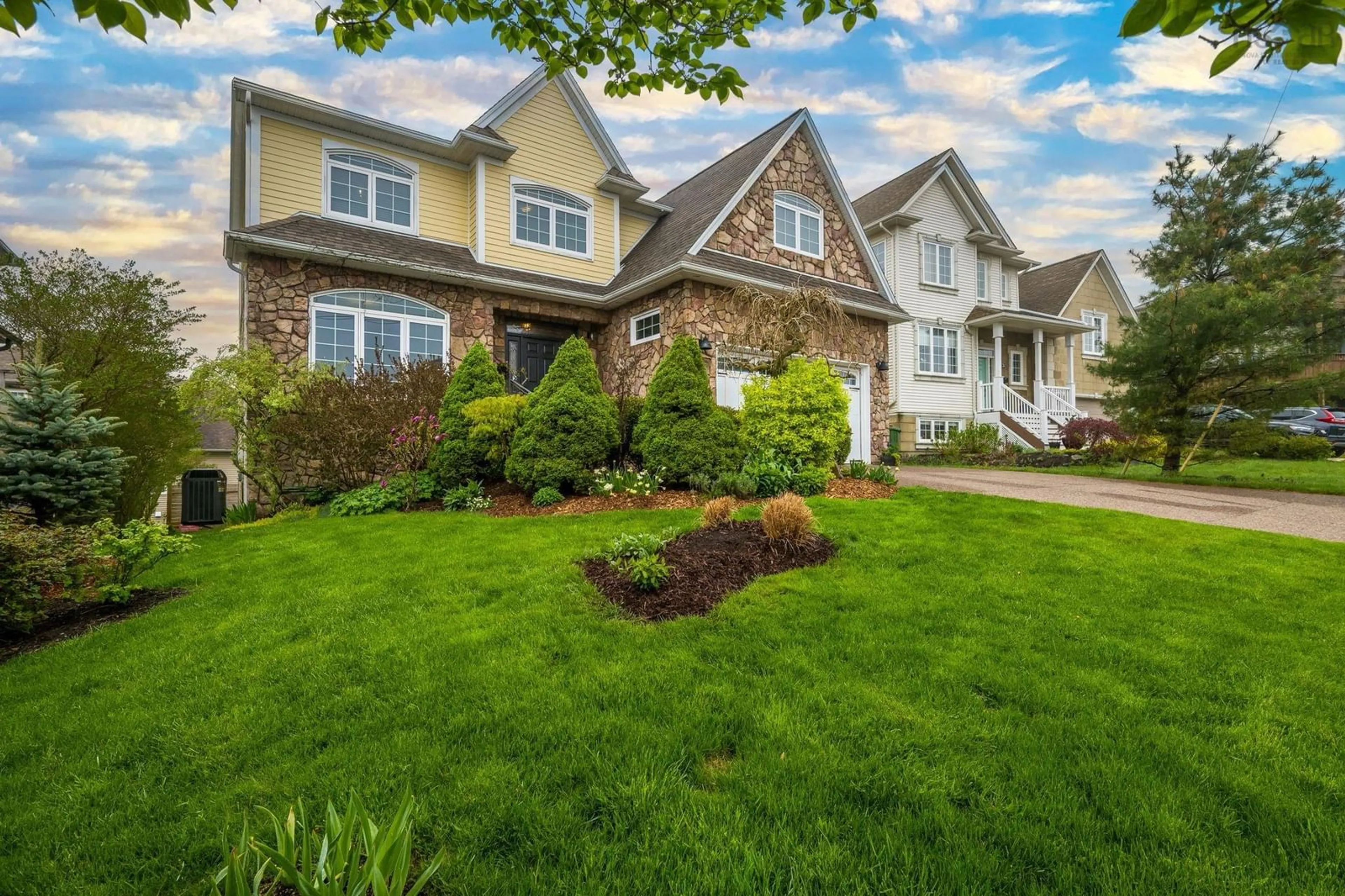 Home with vinyl exterior material, street for 90 Drillio Cres, Halifax Nova Scotia B3N 3K7