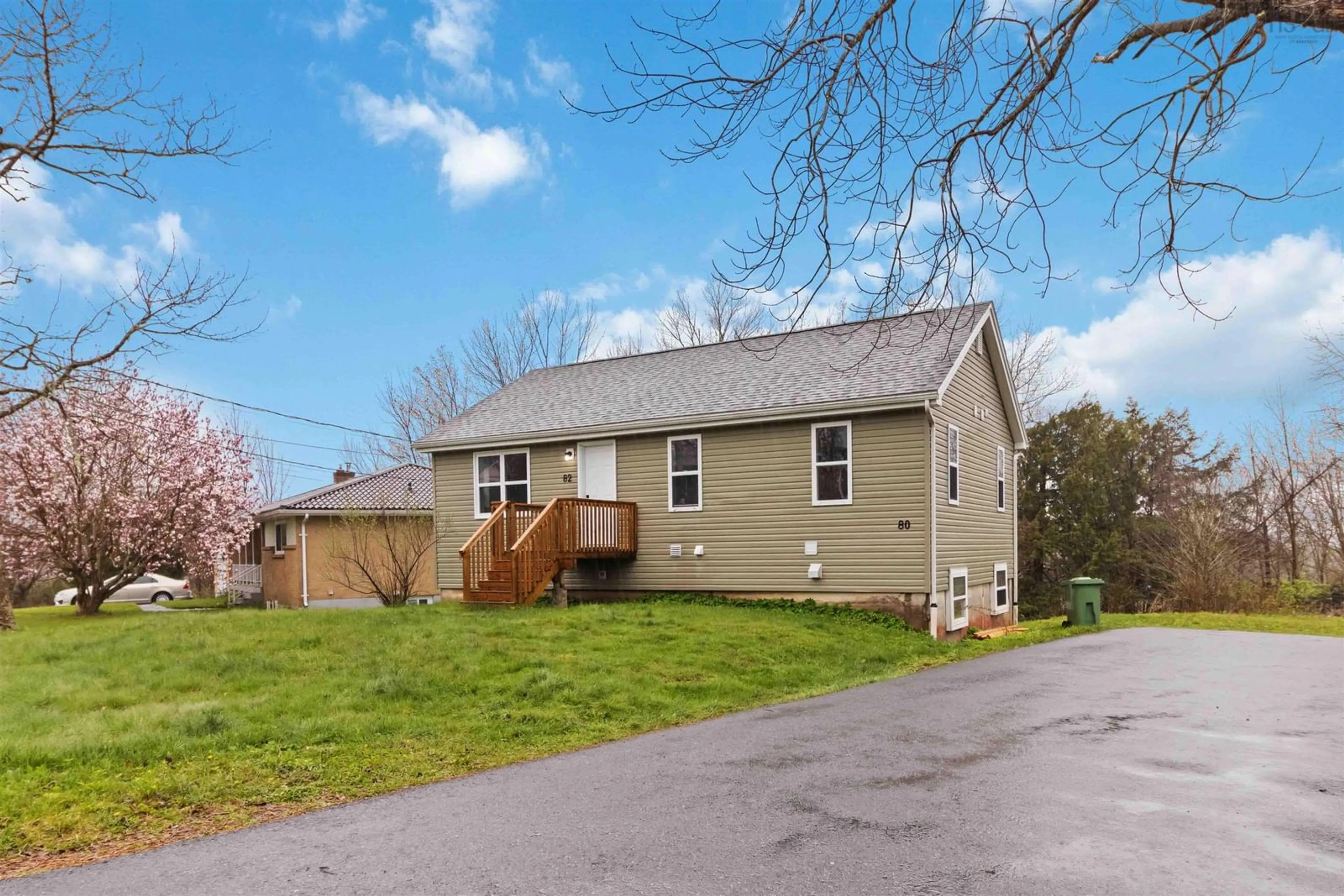 Home with vinyl exterior material, street for 80/82 First St, Middle Sackville Nova Scotia B4E 1T1