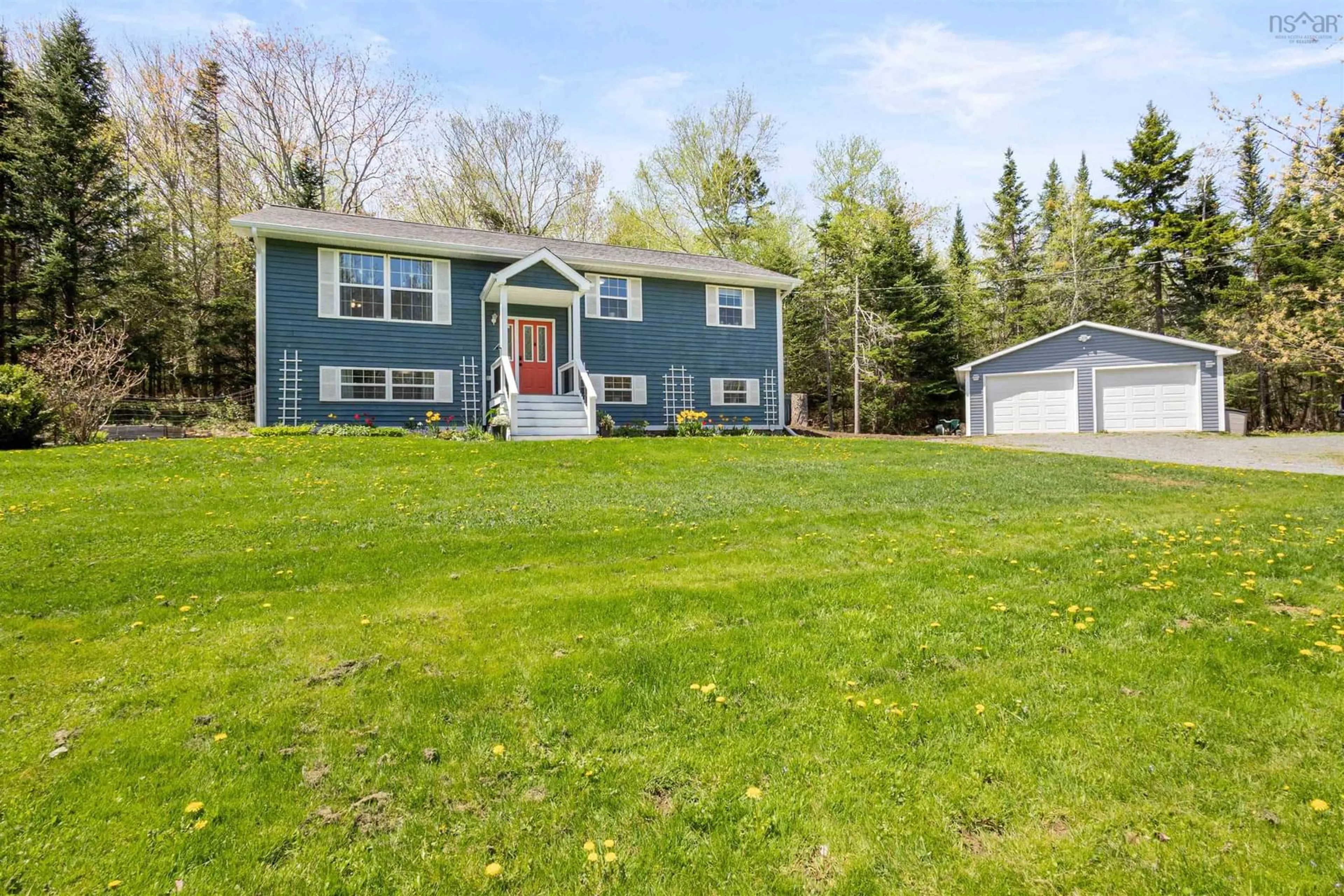 Home with vinyl exterior material, street for 2 Charleswood Dr, Windsor Junction Nova Scotia B2T 1G3