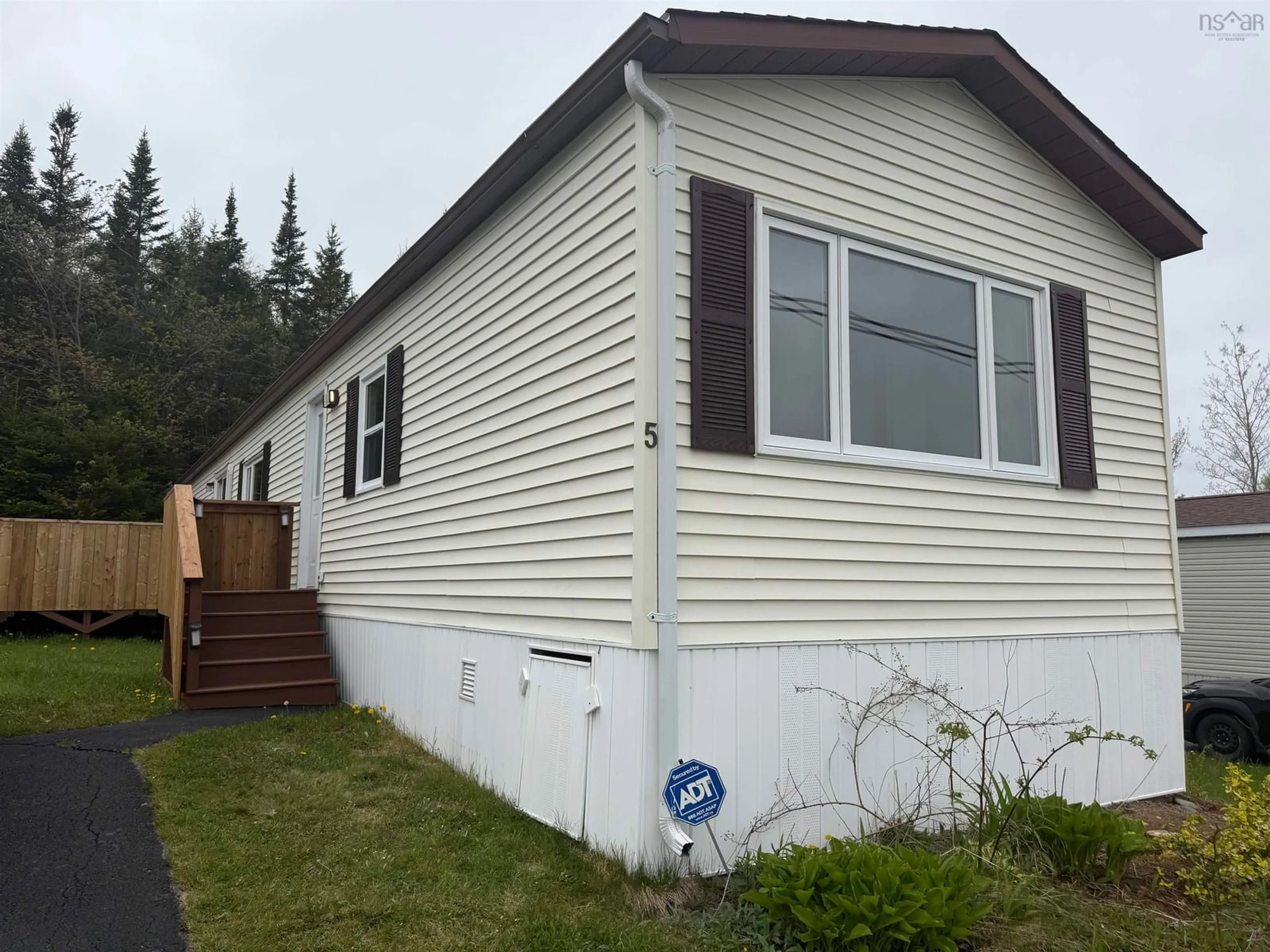 Home with vinyl exterior material, street for 5 Bumpy Lane, Lake Echo Nova Scotia B3E 1B9