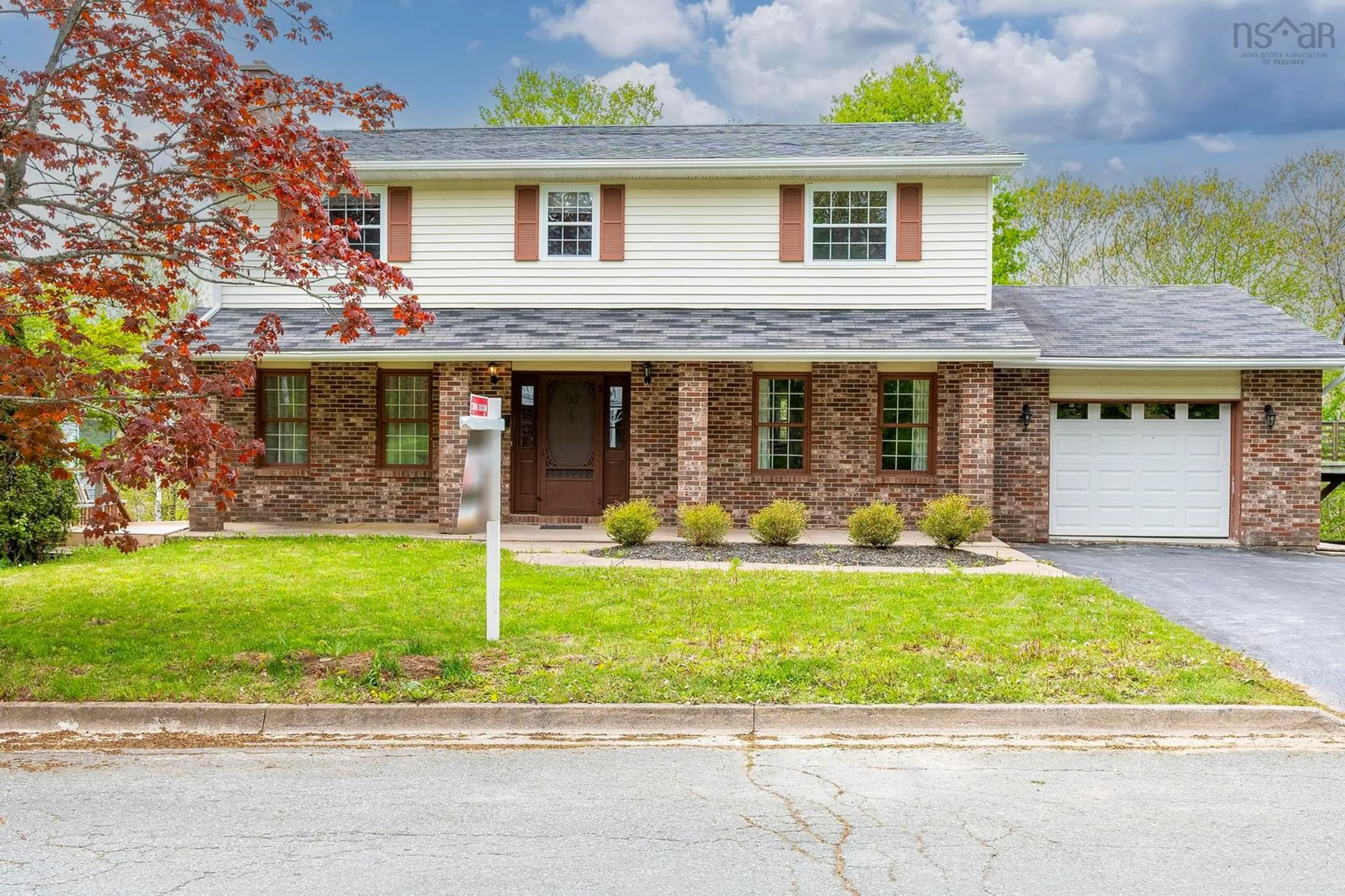 Home with brick exterior material, street for 90 Riverview Cres, Bedford Nova Scotia B4A 2X4