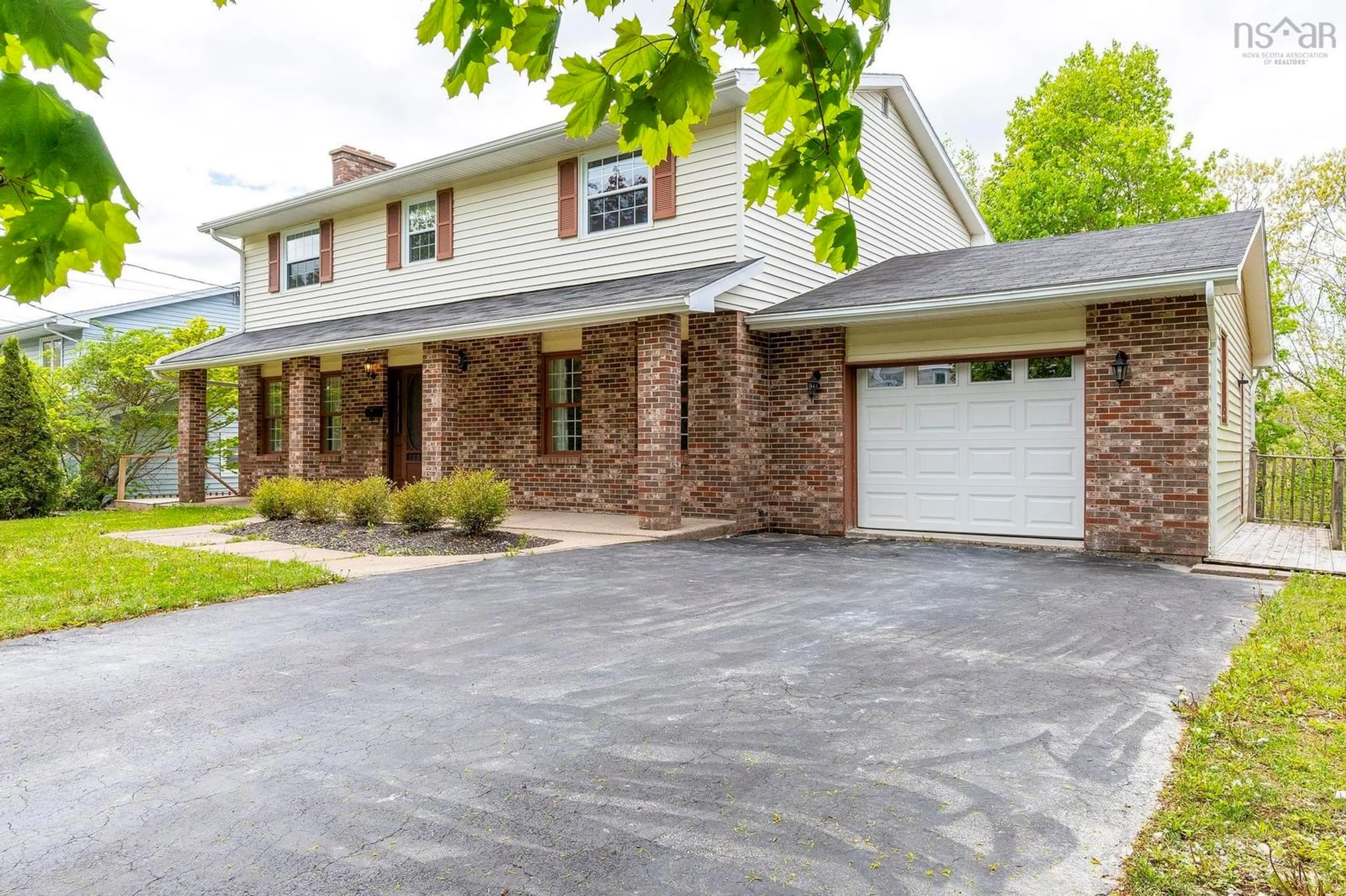 Home with brick exterior material, street for 90 Riverview Cres, Bedford Nova Scotia B4A 2X4