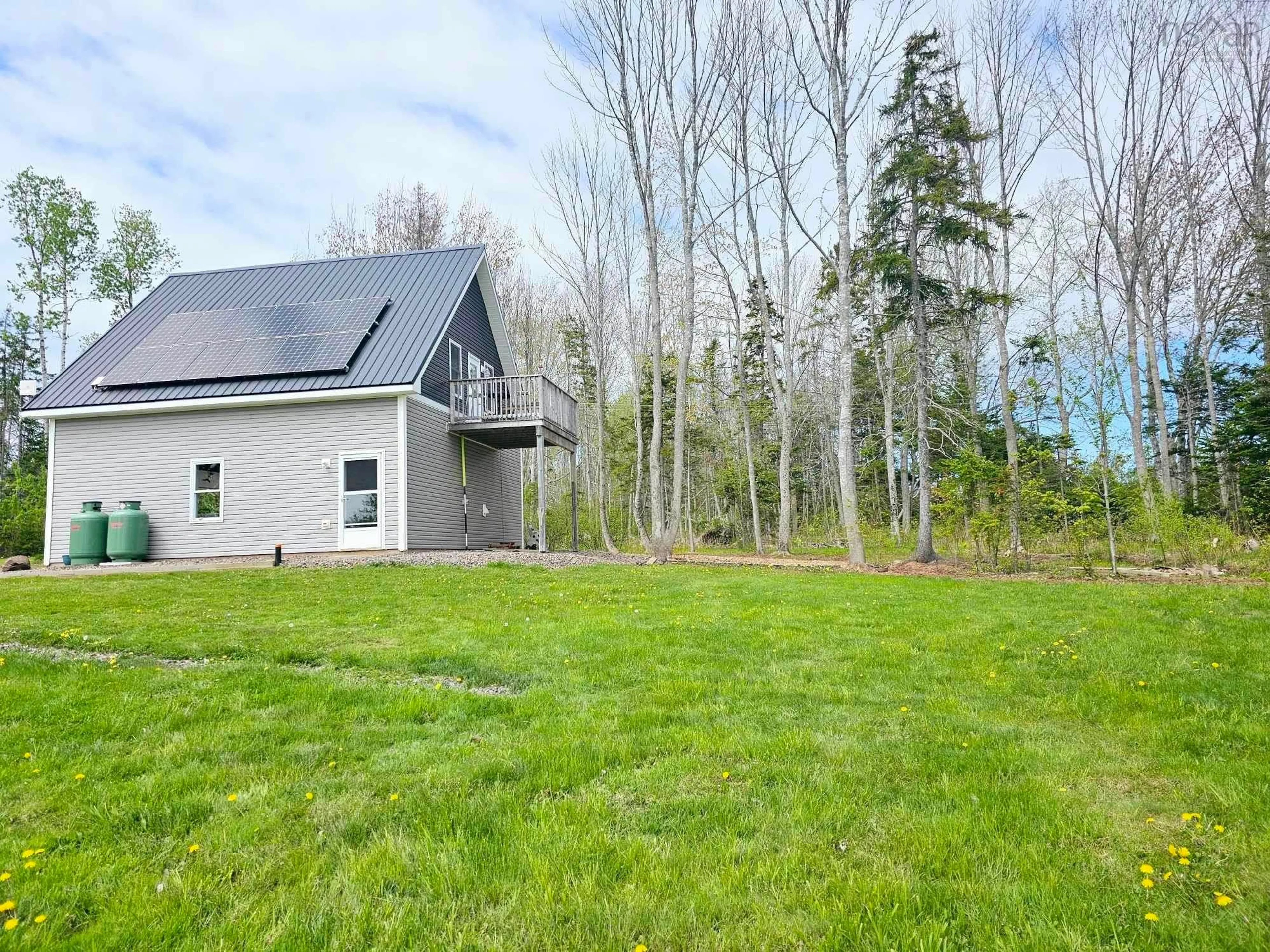 A pic from outside/outdoor area/front of a property/back of a property/a pic from drone, unknown for 117 Baywood Dr, Upper Malagash Nova Scotia B0K 1E0
