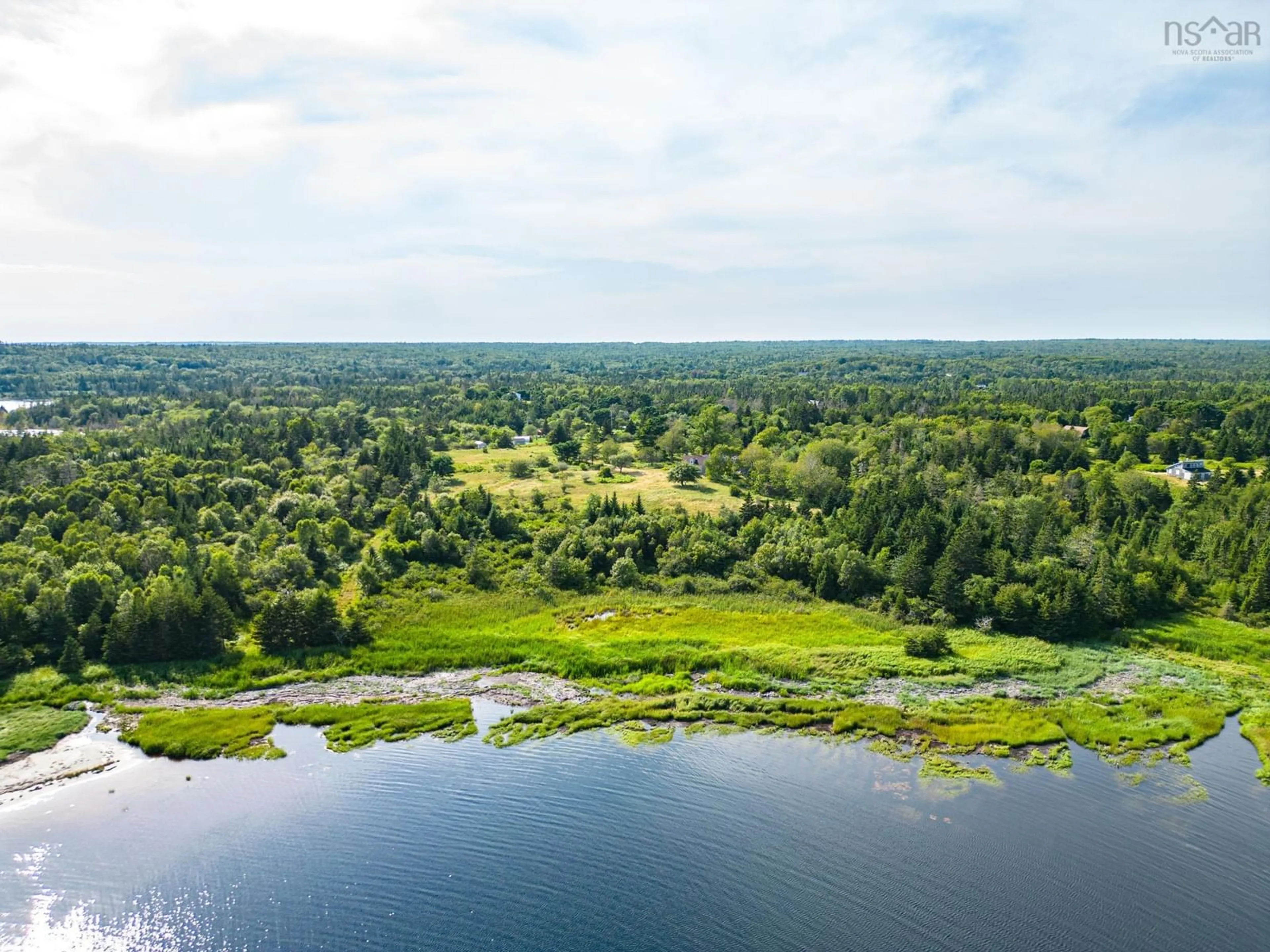 A pic from outside/outdoor area/front of a property/back of a property/a pic from drone, water/lake/river/ocean view for 43 Stevens Rd, East Green Harbour Nova Scotia B0T 1L0