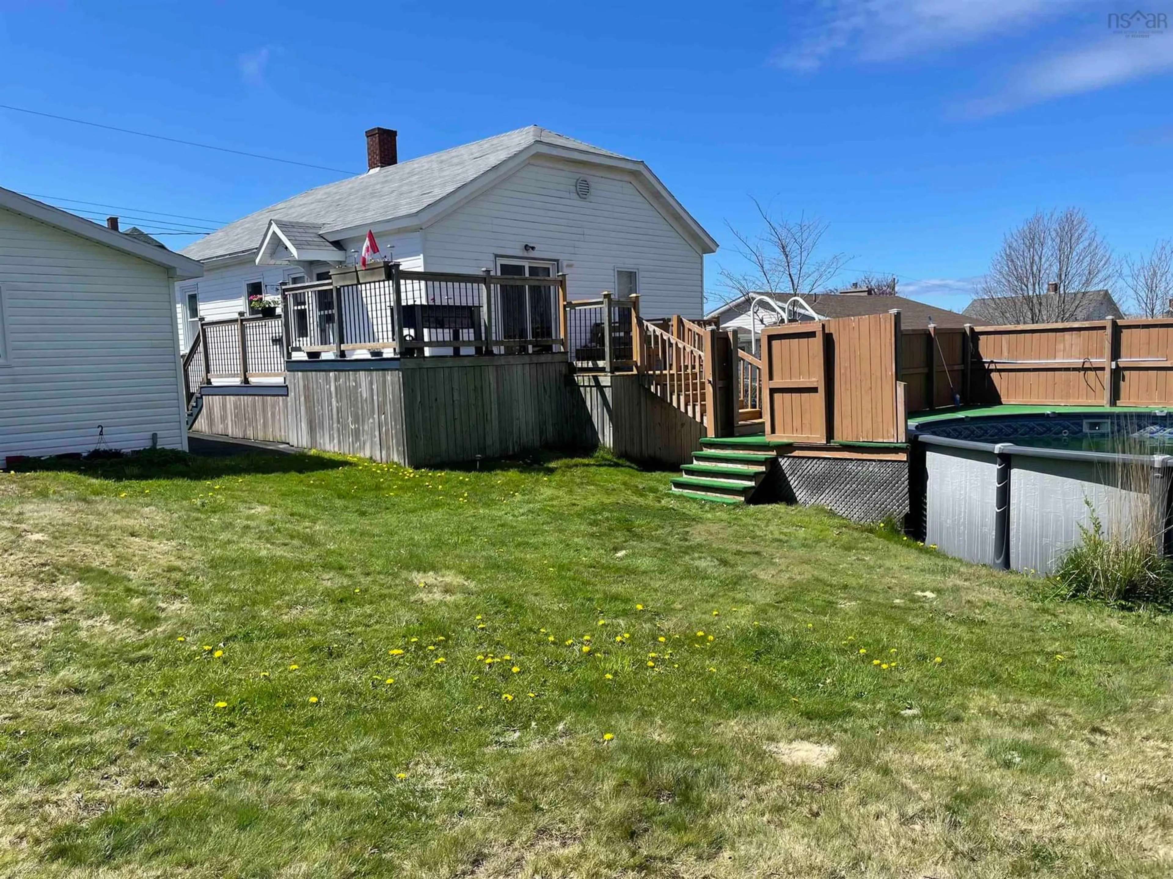 A pic from outside/outdoor area/front of a property/back of a property/a pic from drone, unknown for 118 Alexander St, Glace Bay Nova Scotia B1A 4A7