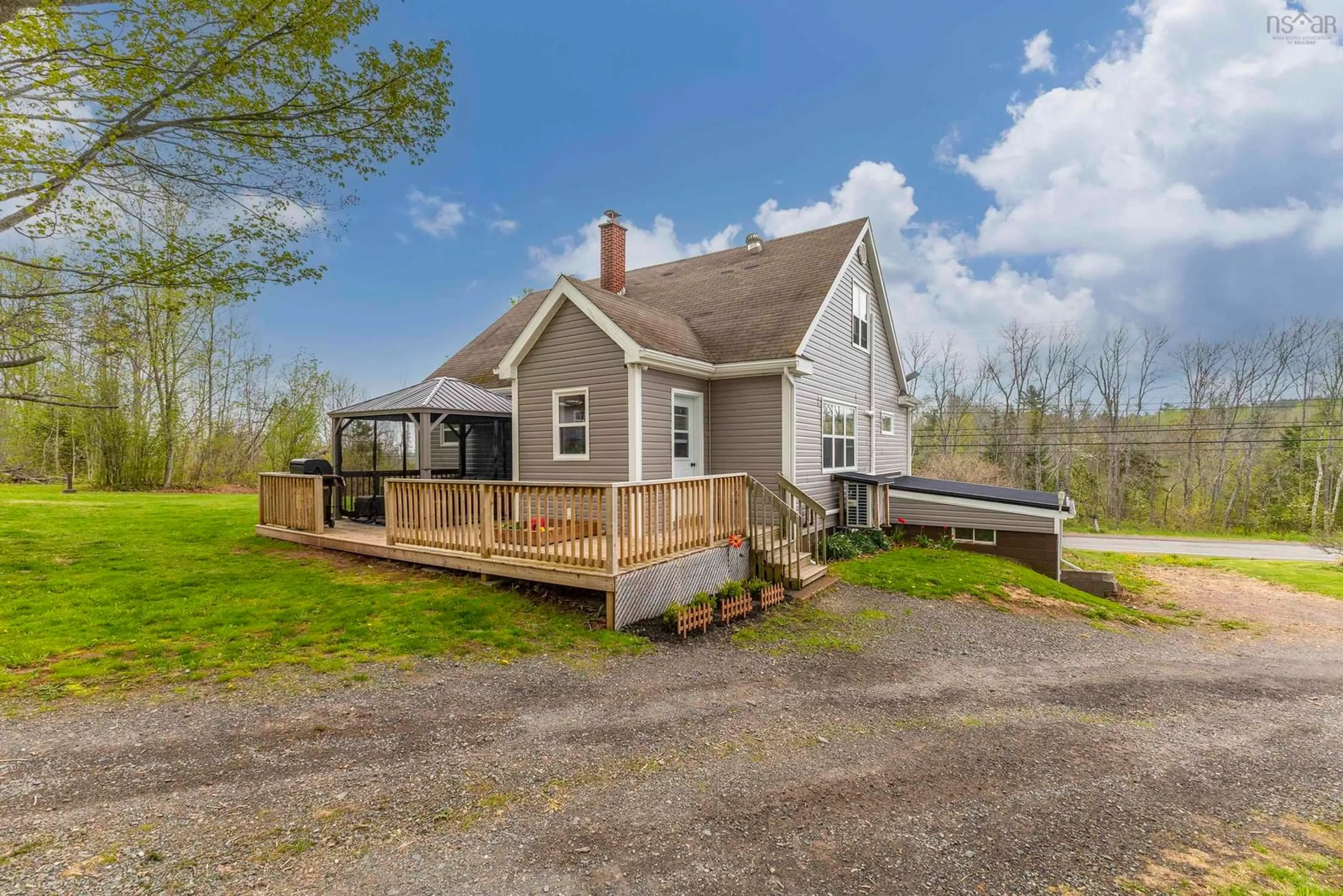 A pic from outside/outdoor area/front of a property/back of a property/a pic from drone, unknown for 3942 Scotsburn Rd, Scotsburn Nova Scotia B0K 1R0