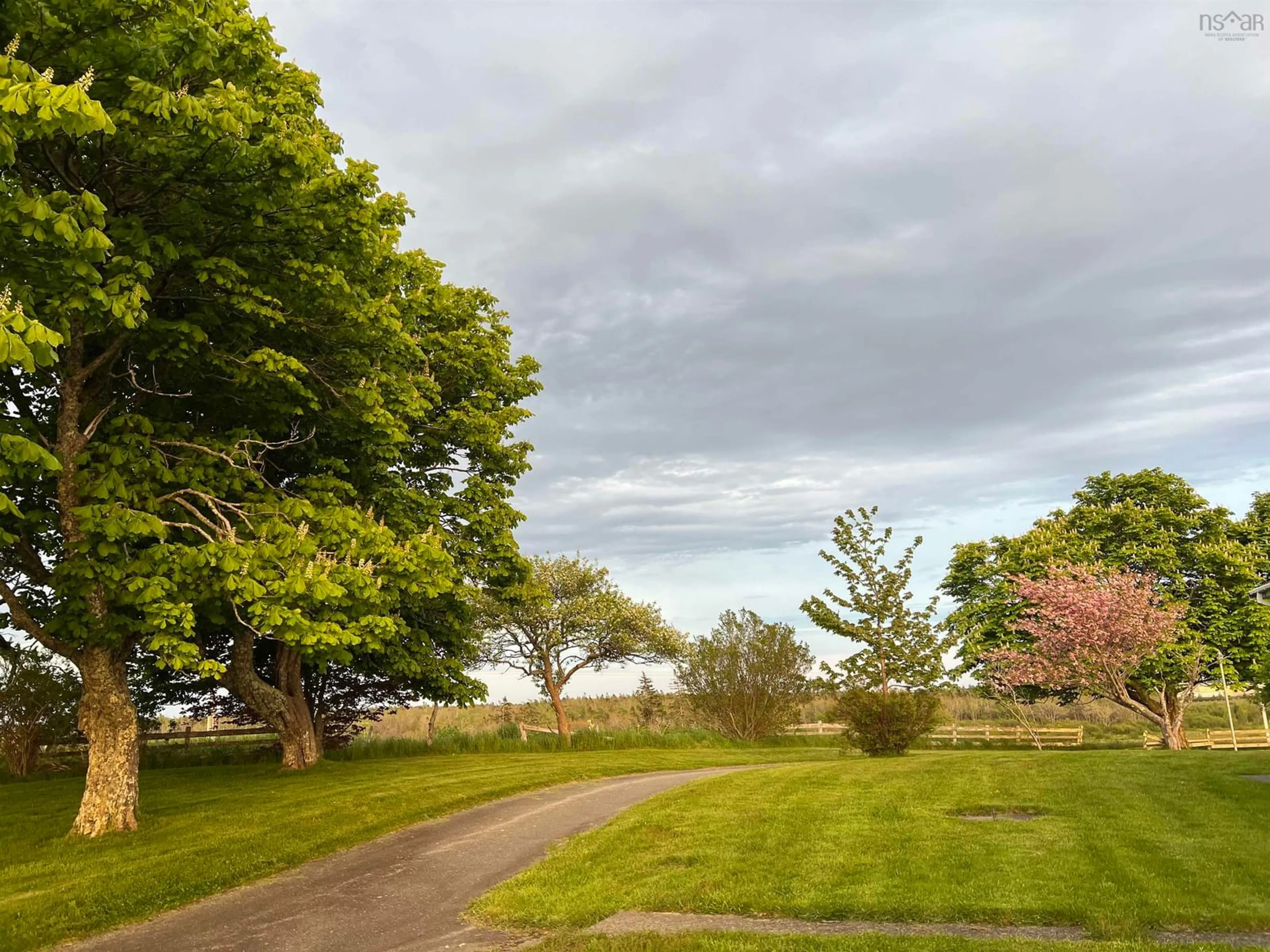 A pic from outside/outdoor area/front of a property/back of a property/a pic from drone, forest/trees view for 355 Pleasant St, Yarmouth Nova Scotia B5A 2K9