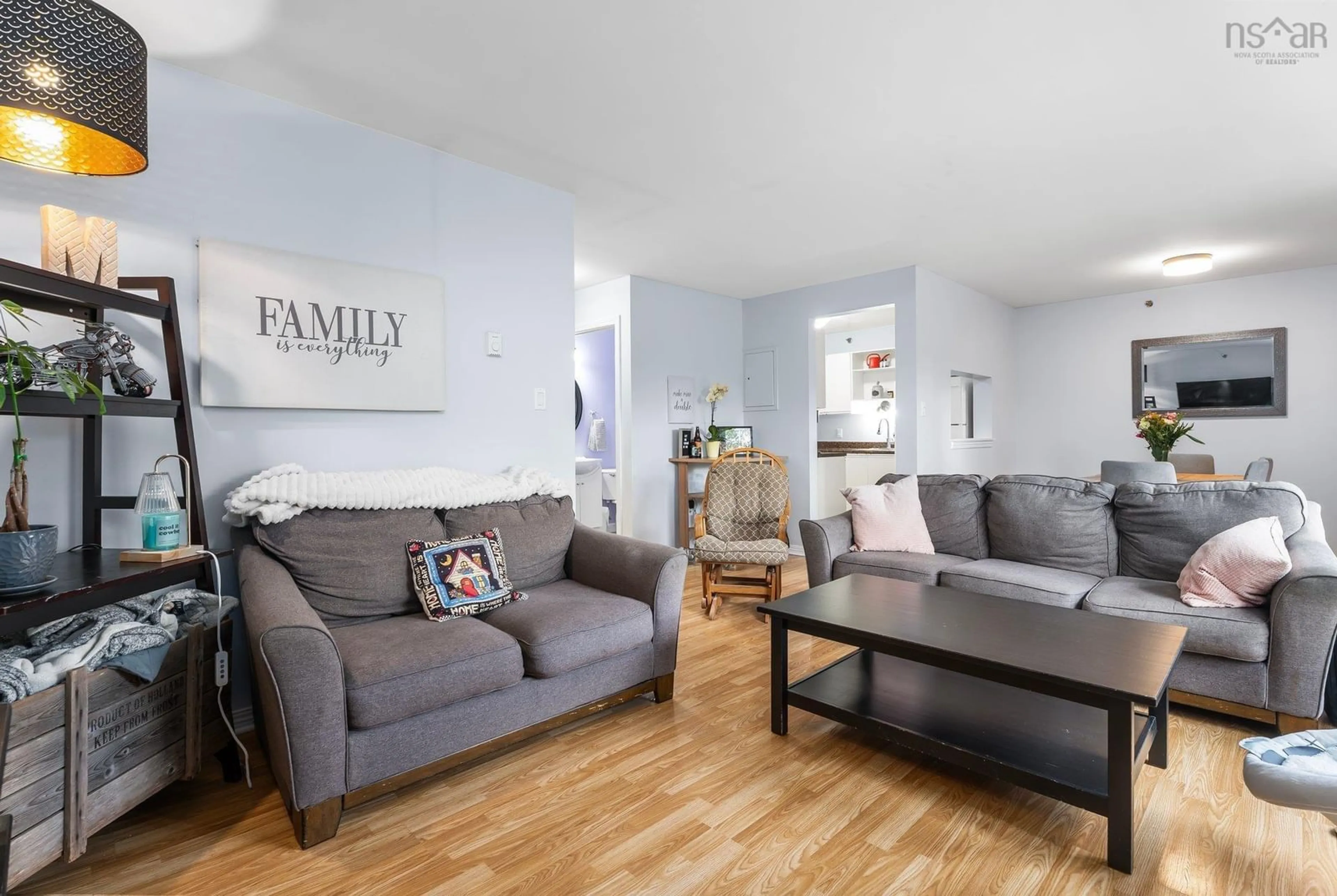 Living room with furniture, unknown for 203 Ross St #205, Halifax Nova Scotia B3M 3Z2