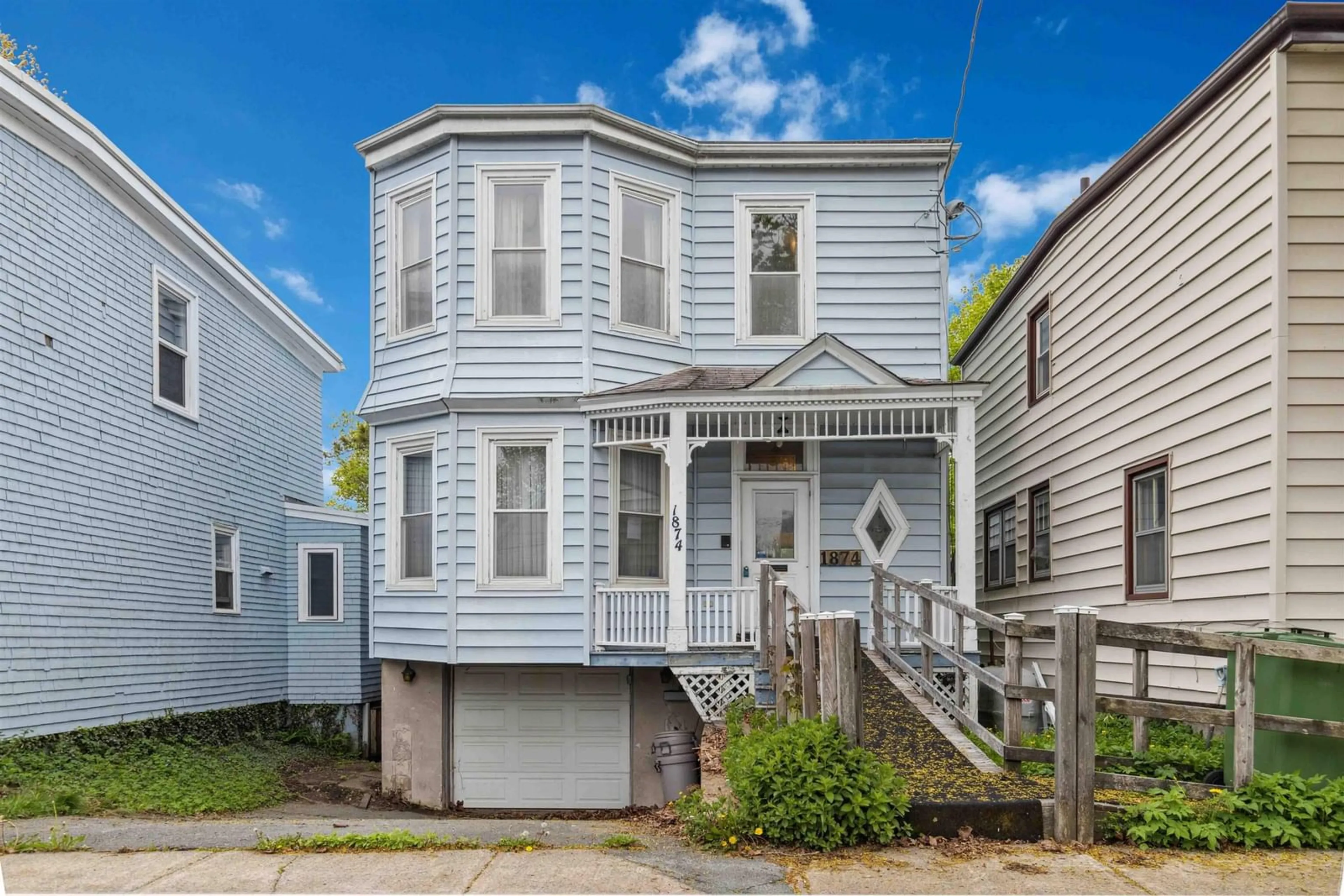 Home with vinyl exterior material, street for 1874 & 1878 Seldon St, Halifax Nova Scotia B3H 3X4