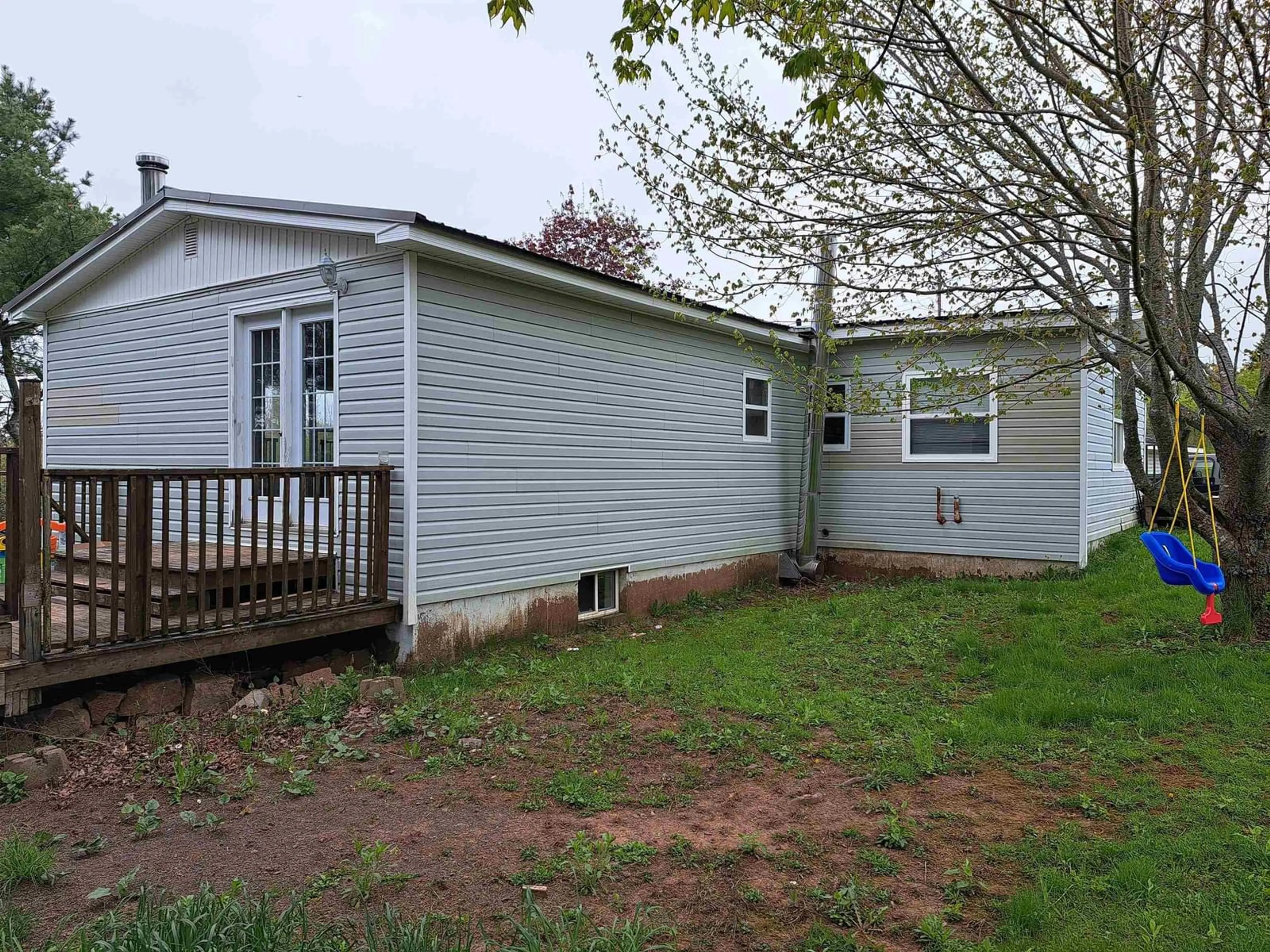 Home with vinyl exterior material, street for 2085 Frasers Mountain Rd, Frasers Mountain Nova Scotia B2H 5C4