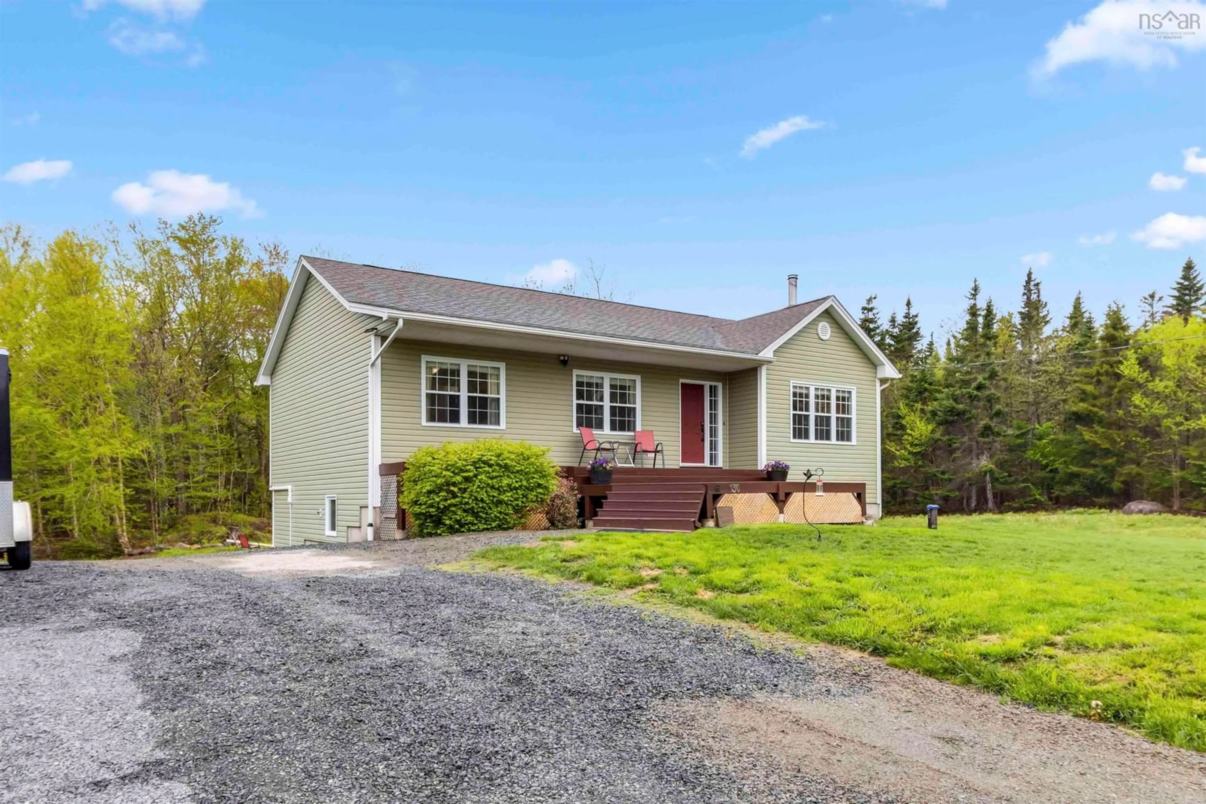 Home with vinyl exterior material, street for 130 Tomahawk Run, Hammonds Plains Nova Scotia B4B 1Z5