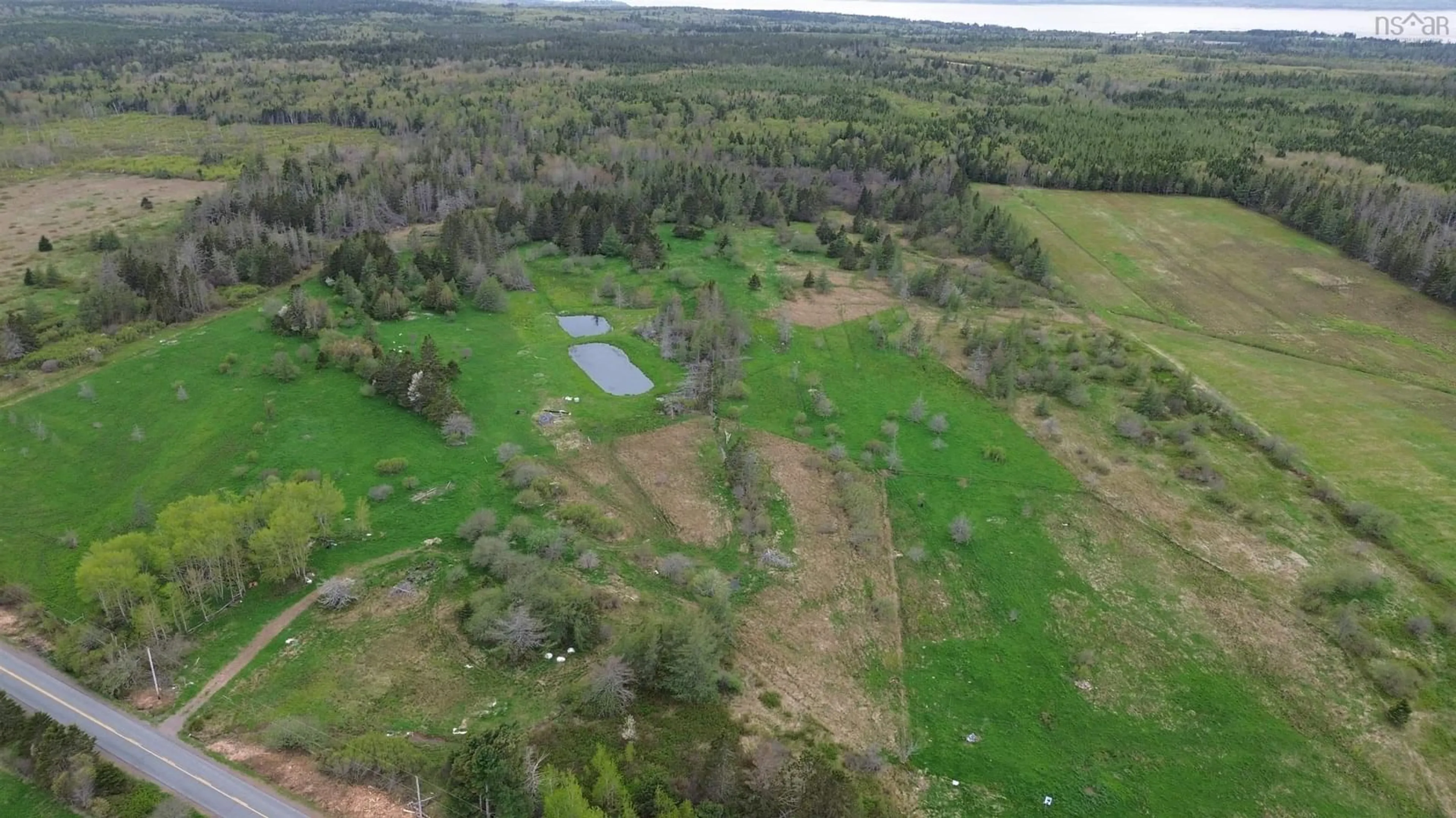 A pic from outside/outdoor area/front of a property/back of a property/a pic from drone, forest/trees view for 4855 Barronsfield Road, Barronsfield Nova Scotia B0L 1G0