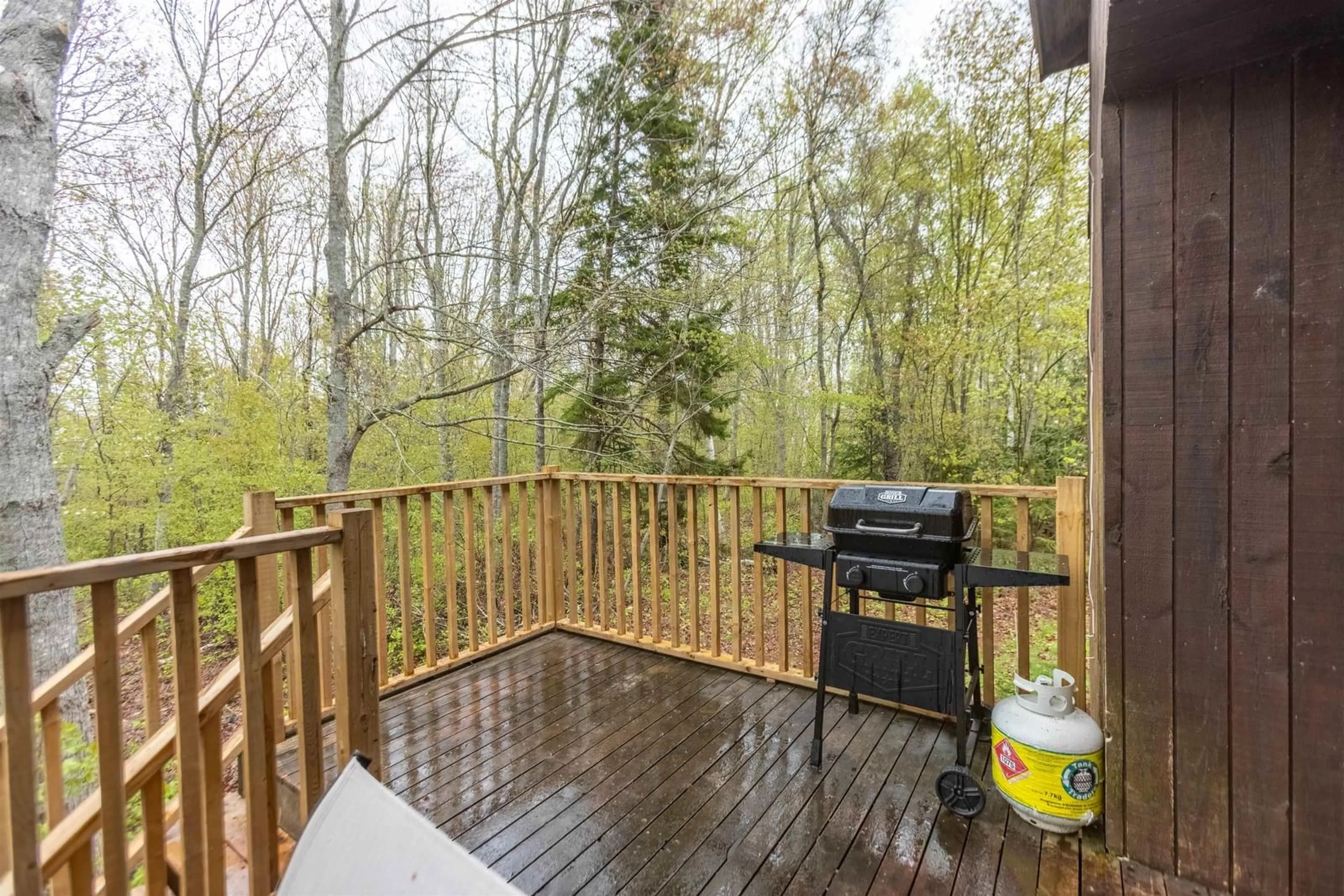 Patio, forest/trees view for 6729 Highway 366, Amherst Shore Nova Scotia B0L 1E0
