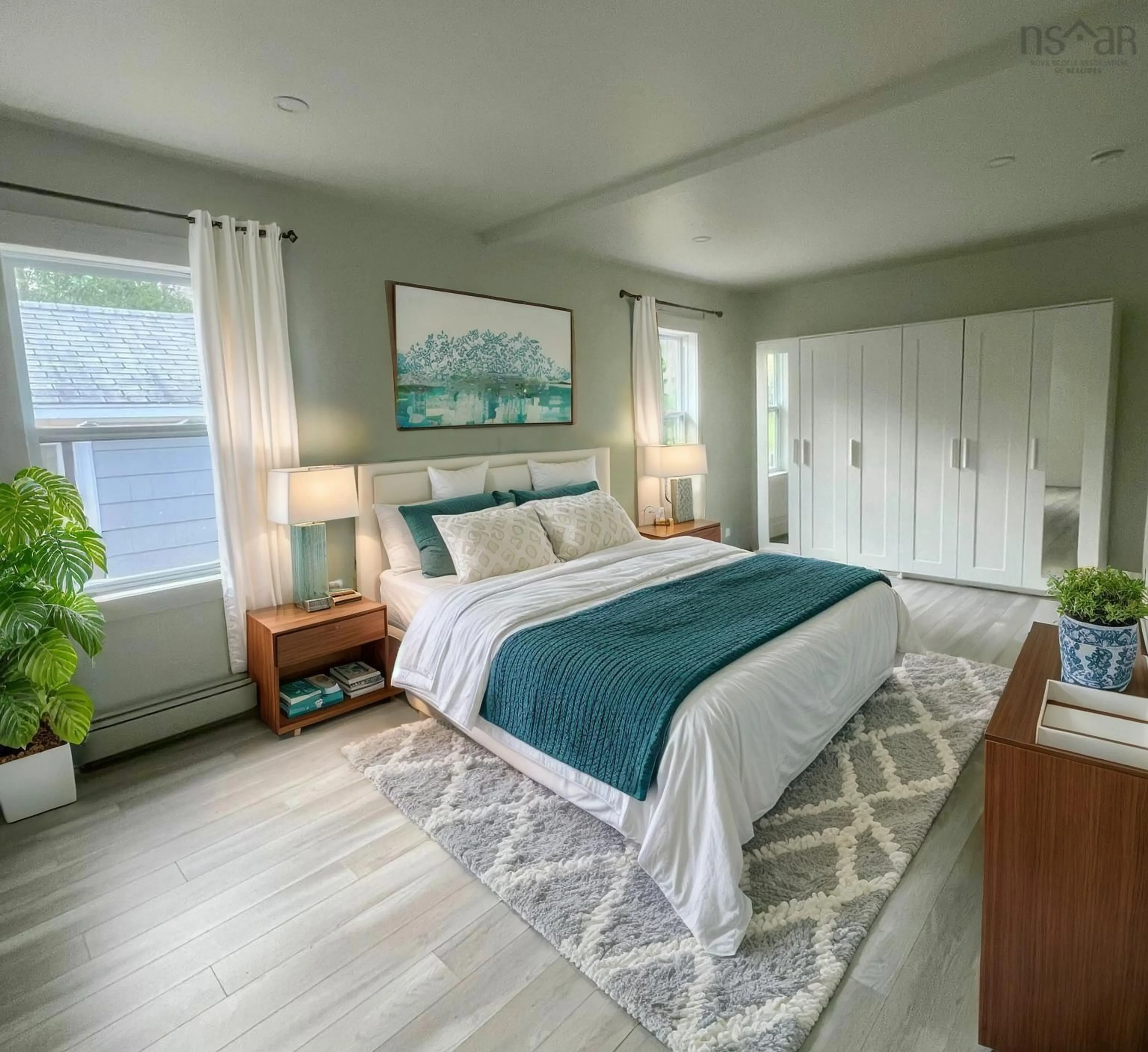 Bedroom with bed, unknown for 46 Holmes Hill Rd #Unit A, Hantsport Nova Scotia B0P 1P0
