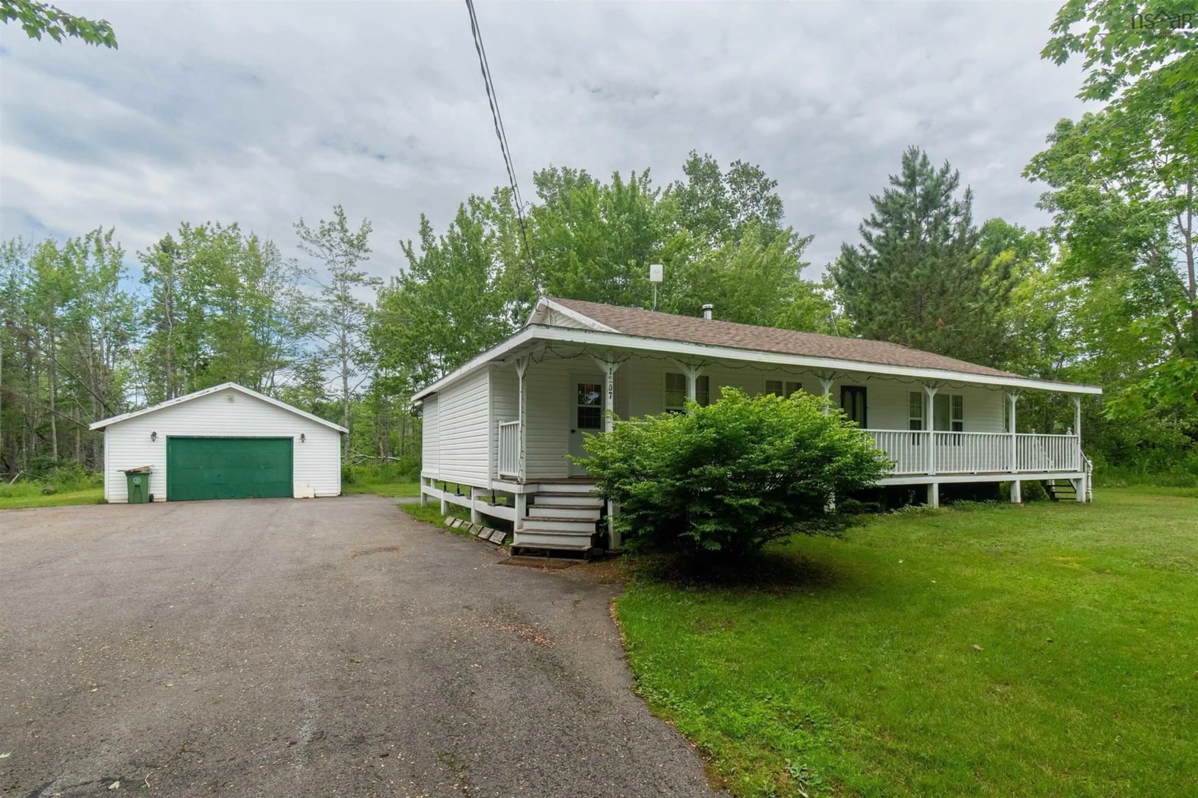A pic from outside/outdoor area/front of a property/back of a property/a pic from drone, street for 1207 Hunter Rd, Wentworth Nova Scotia B0M 1Z0