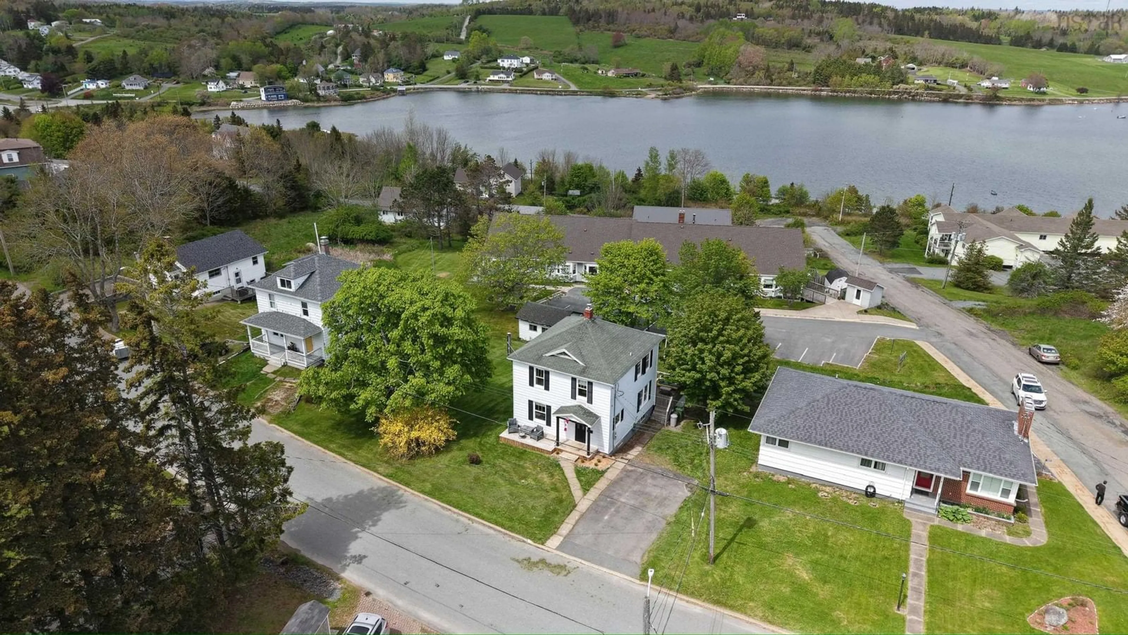 A pic from outside/outdoor area/front of a property/back of a property/a pic from drone, water/lake/river/ocean view for 10 Kissing Bridge Rd, Lunenburg Nova Scotia B0J 2C0