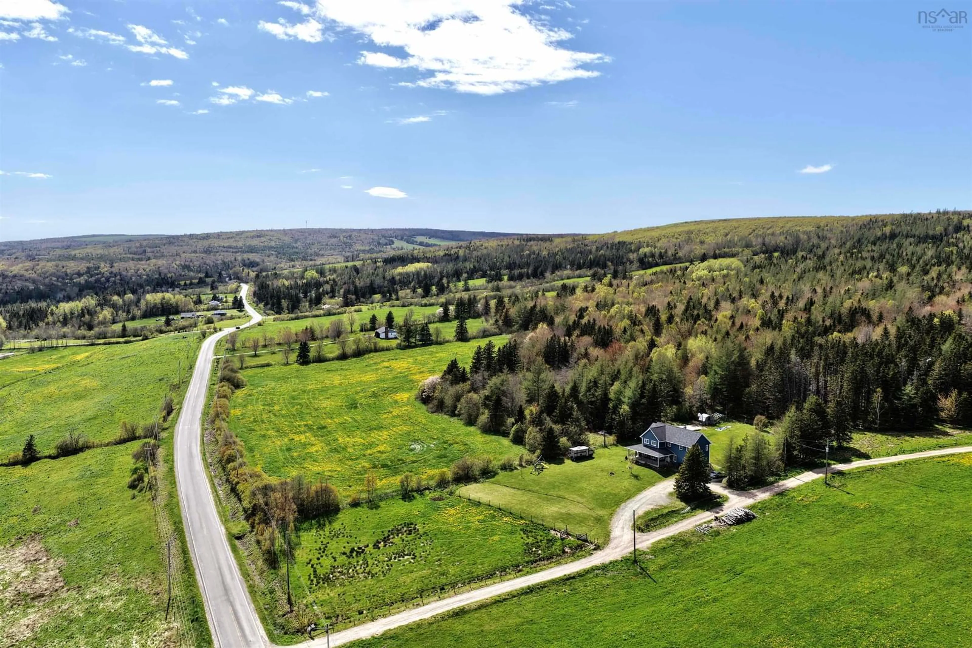 A pic from outside/outdoor area/front of a property/back of a property/a pic from drone, unknown for 3538 Highway 252, Brook Village Nova Scotia B0E 1X0