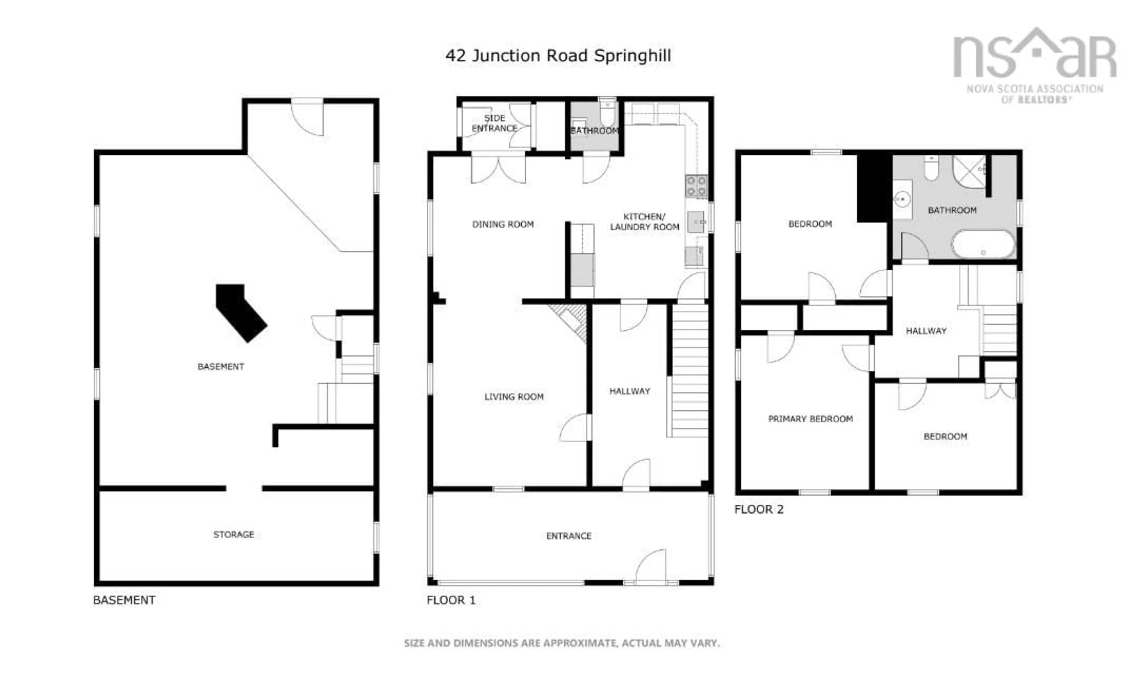 Floor plan for 42 Junction Rd, Springhill Nova Scotia B0M 1X0