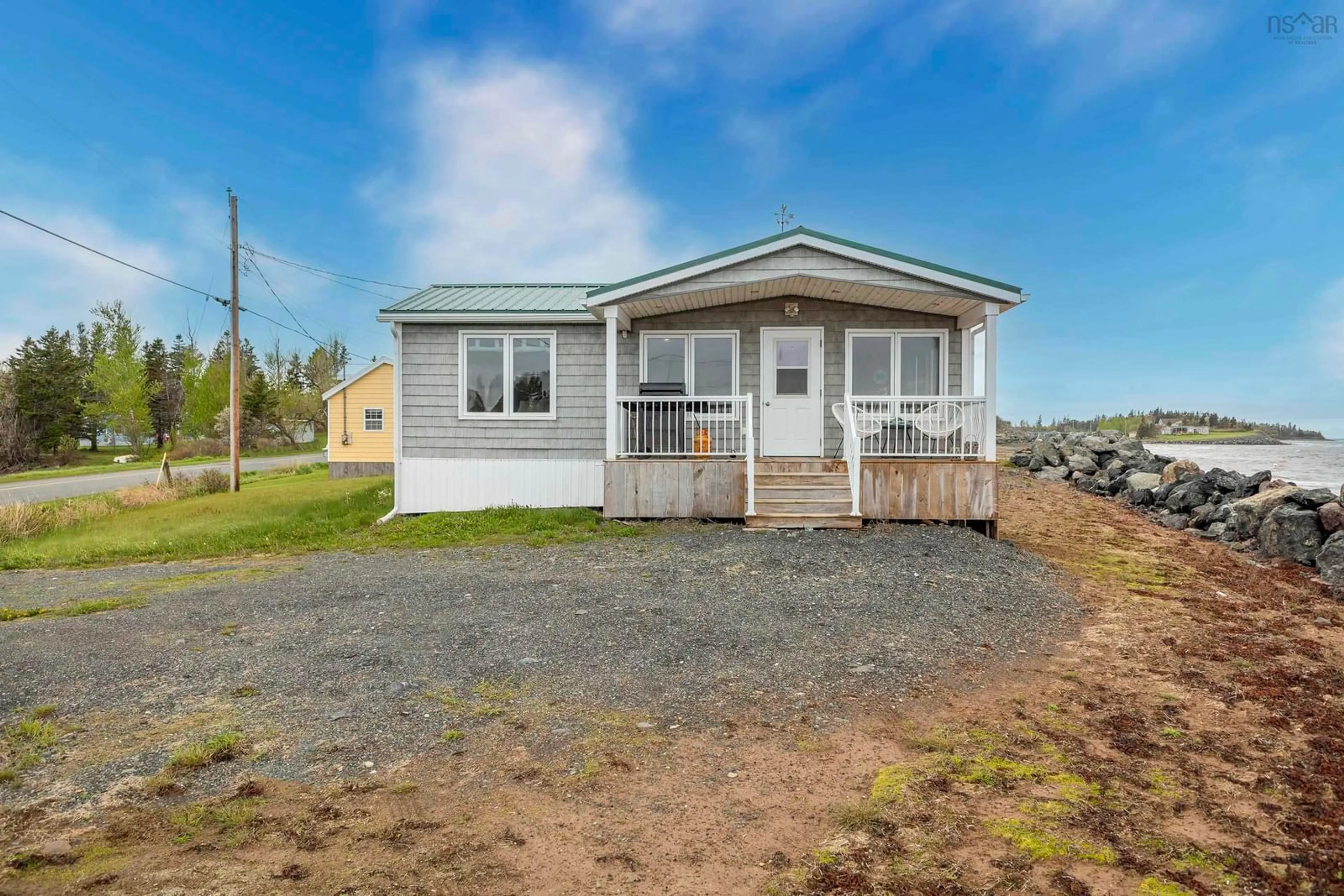 Home with vinyl exterior material, street for 565 Caribou Island Rd, Caribou Island Nova Scotia B0K 1H0