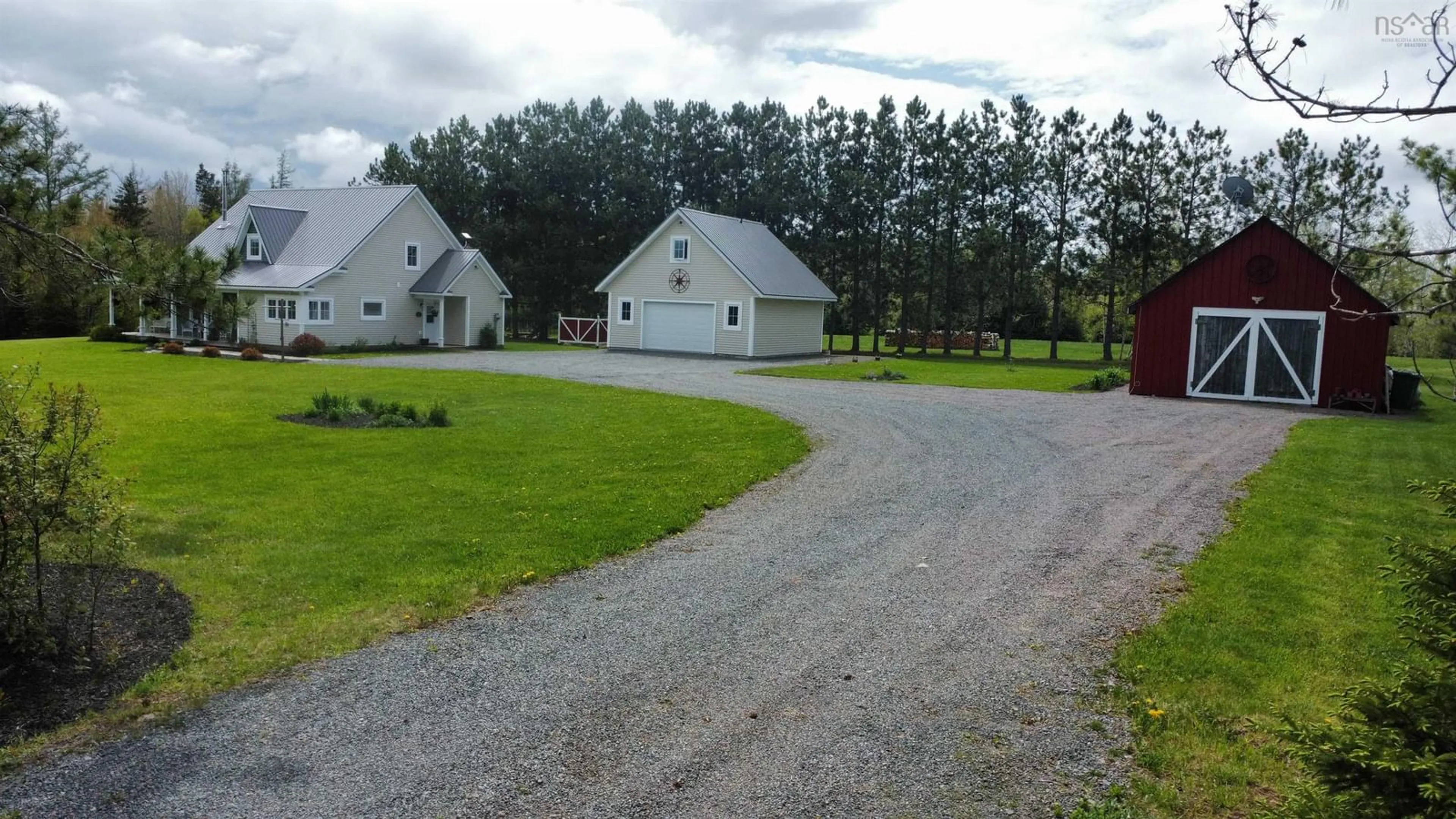A pic from outside/outdoor area/front of a property/back of a property/a pic from drone, street for 1129 Conns Mills Rd, Conns Mills Nova Scotia B0M 0A3
