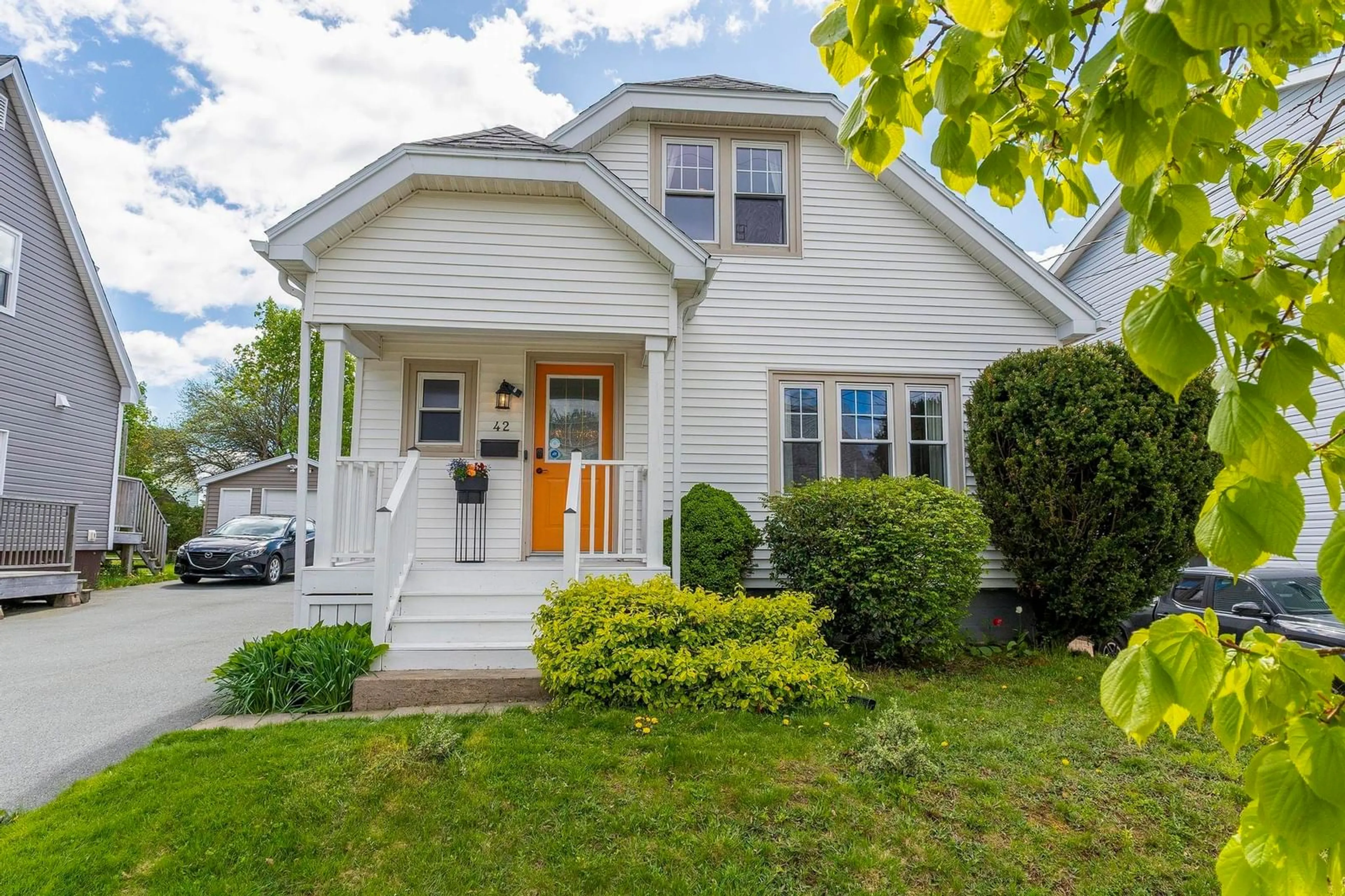 Home with vinyl exterior material, street for 42 Esdaile Ave, Dartmouth Nova Scotia B2Y 3N6