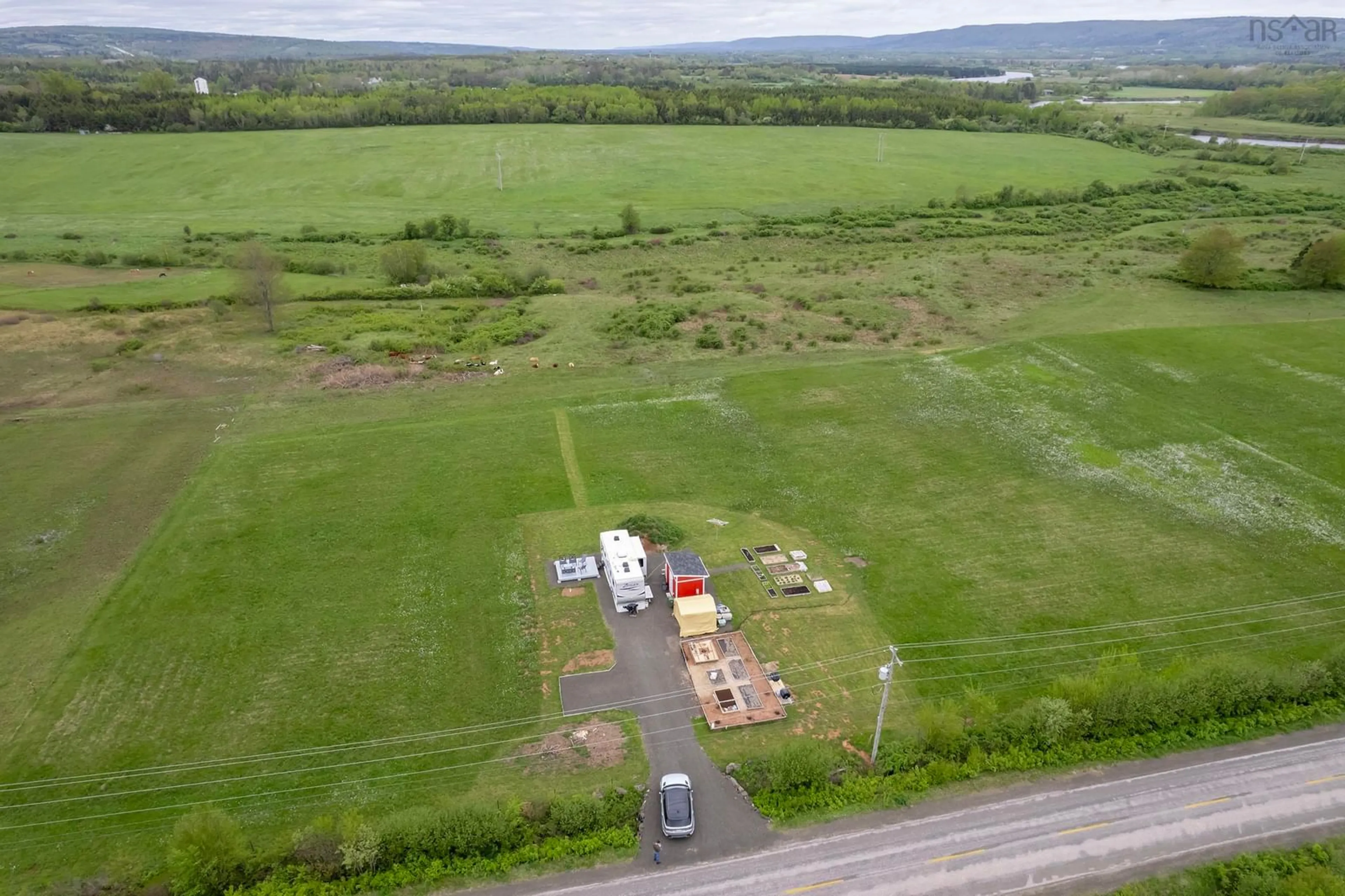 A pic from outside/outdoor area/front of a property/back of a property/a pic from drone, building for 81 Brickyard Rd, Carleton Corner Nova Scotia B0S 1C0