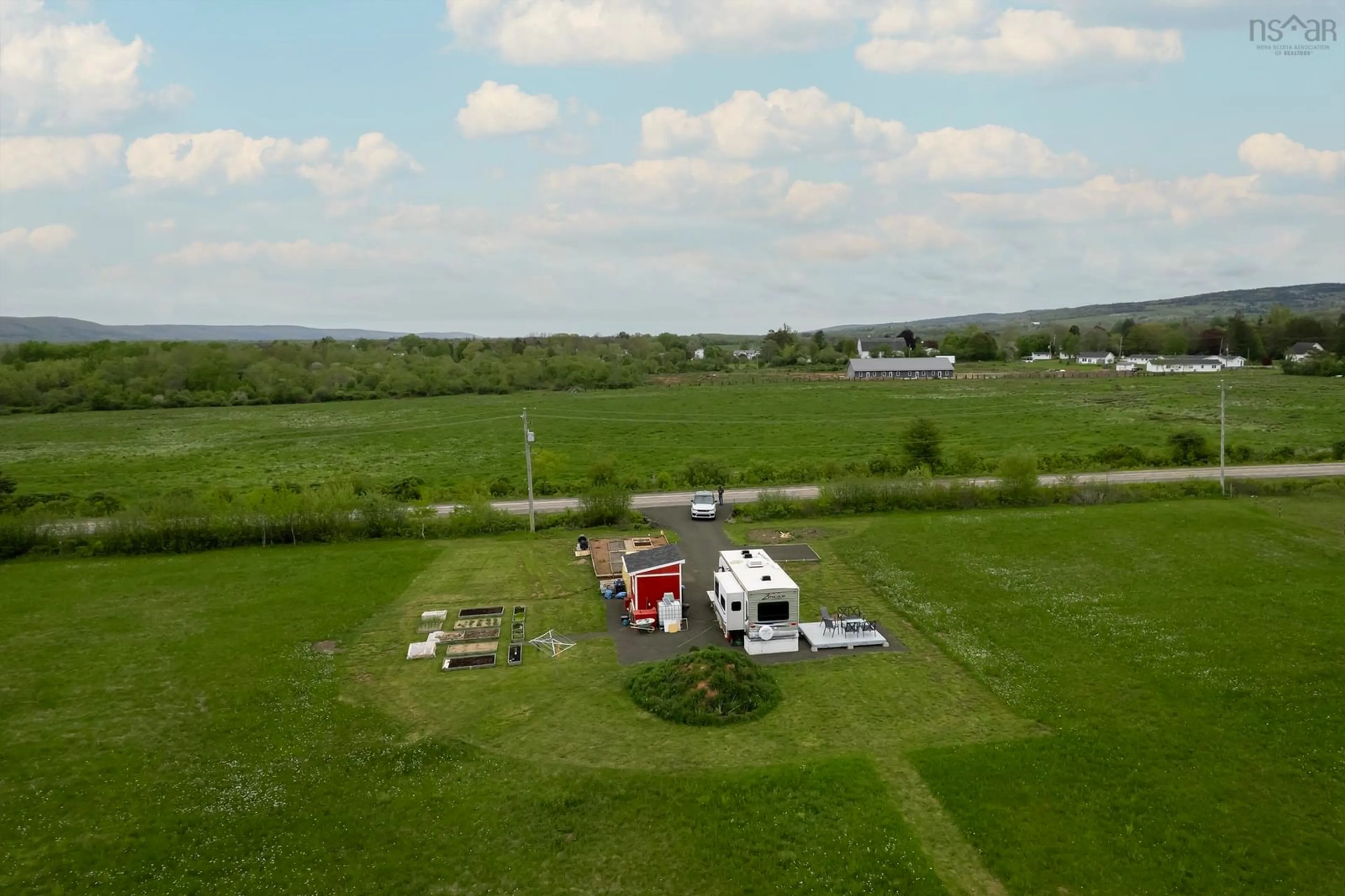 A pic from outside/outdoor area/front of a property/back of a property/a pic from drone, unknown for 81 Brickyard Rd, Carleton Corner Nova Scotia B0S 1C0