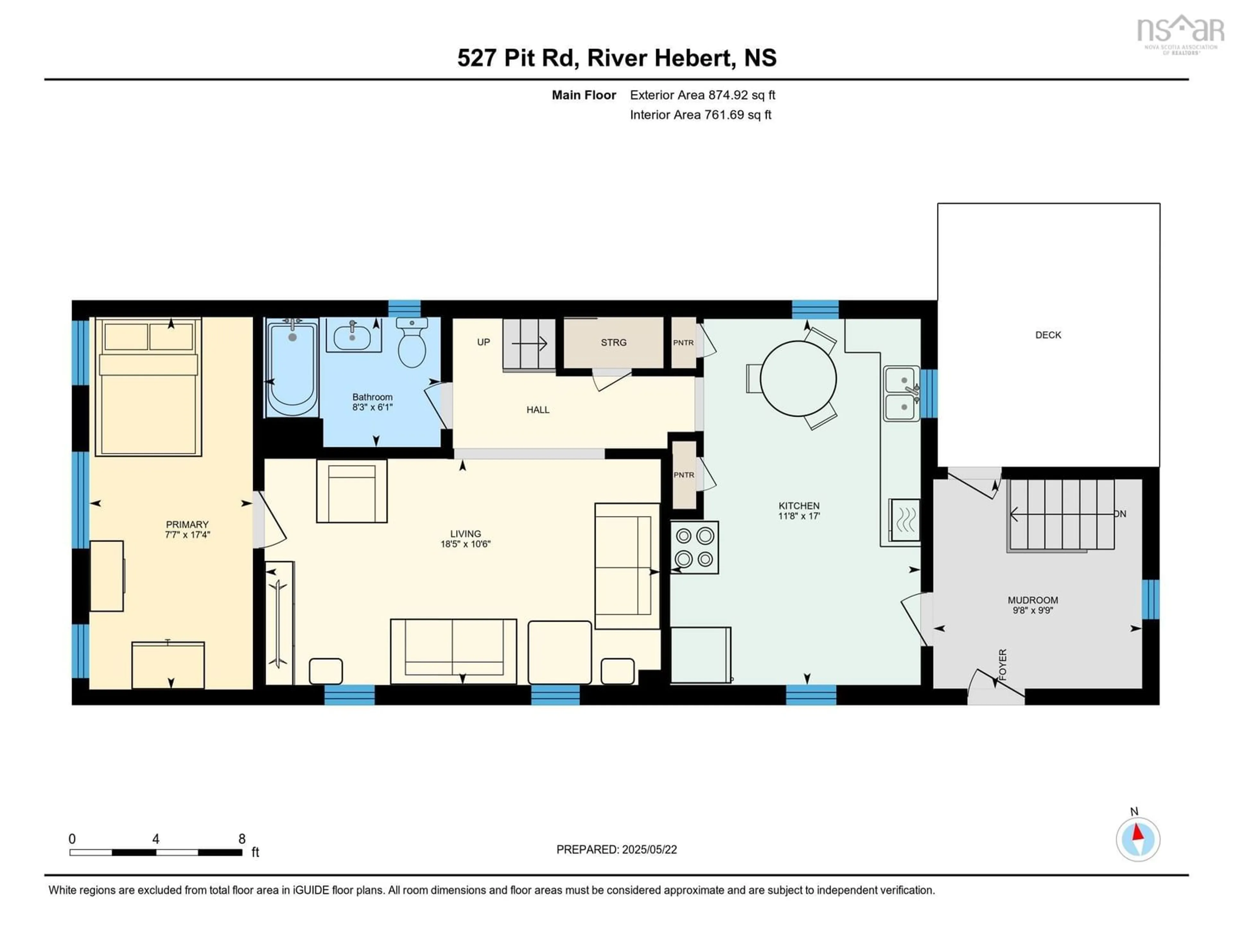 Floor plan for 527 Pit Rd, River Hebert Nova Scotia B0L 1G0