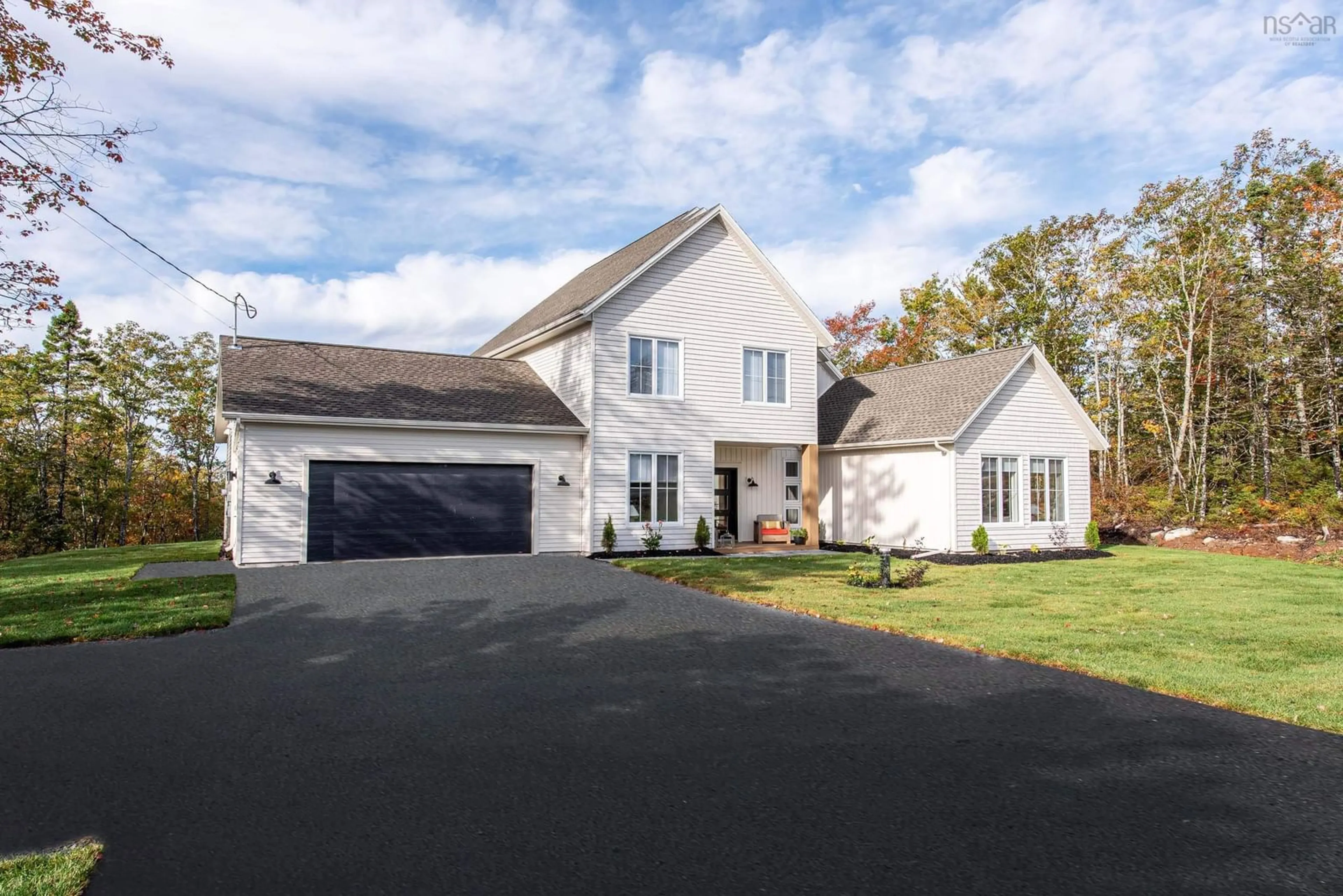 Home with vinyl exterior material, street for 1169 Fleetwood Dr, Fall River Nova Scotia B2T 0V6