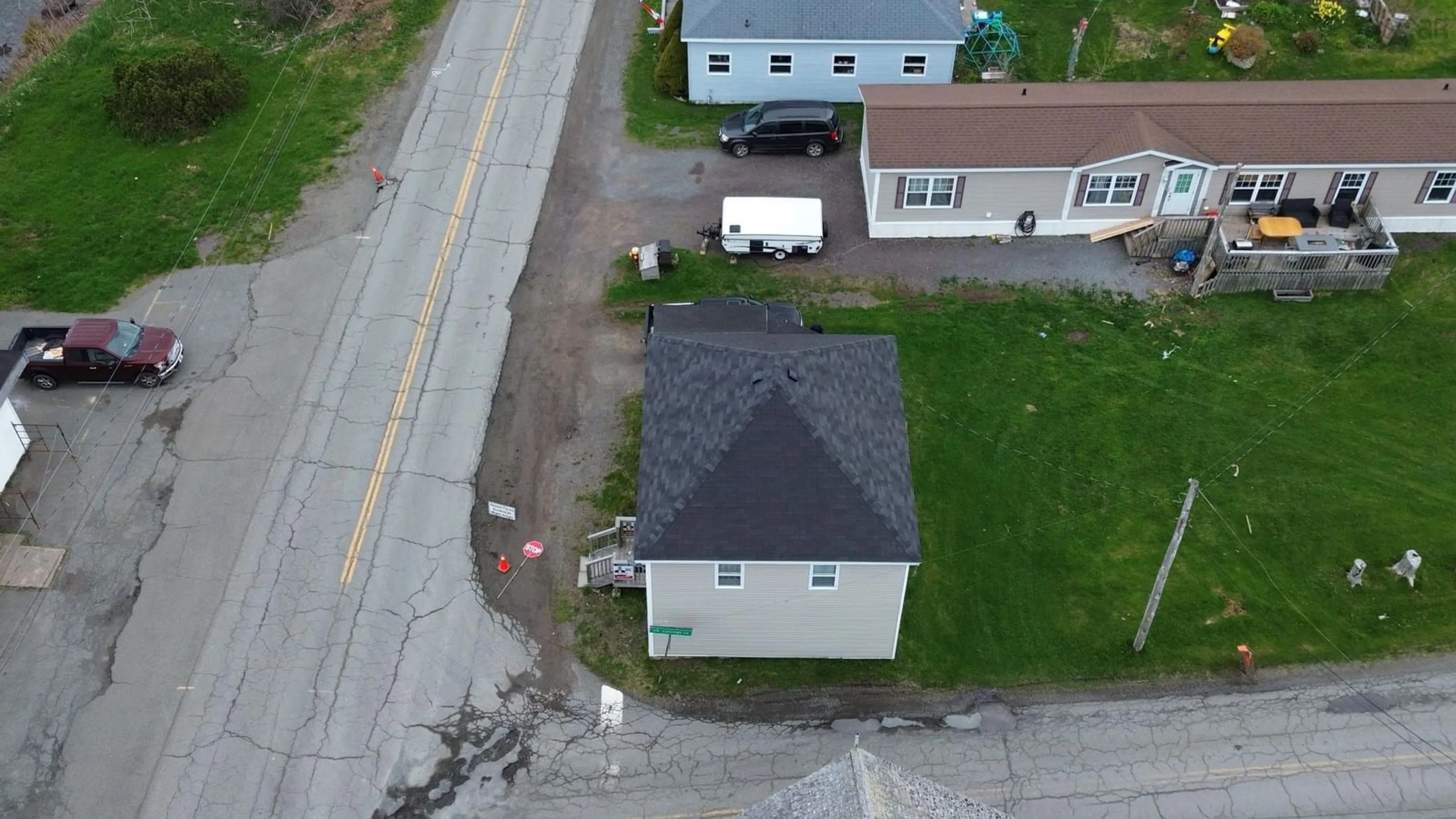 A pic from outside/outdoor area/front of a property/back of a property/a pic from drone, street for 667 Veterans Memorial Dr, Arichat Nova Scotia B0E 1A0