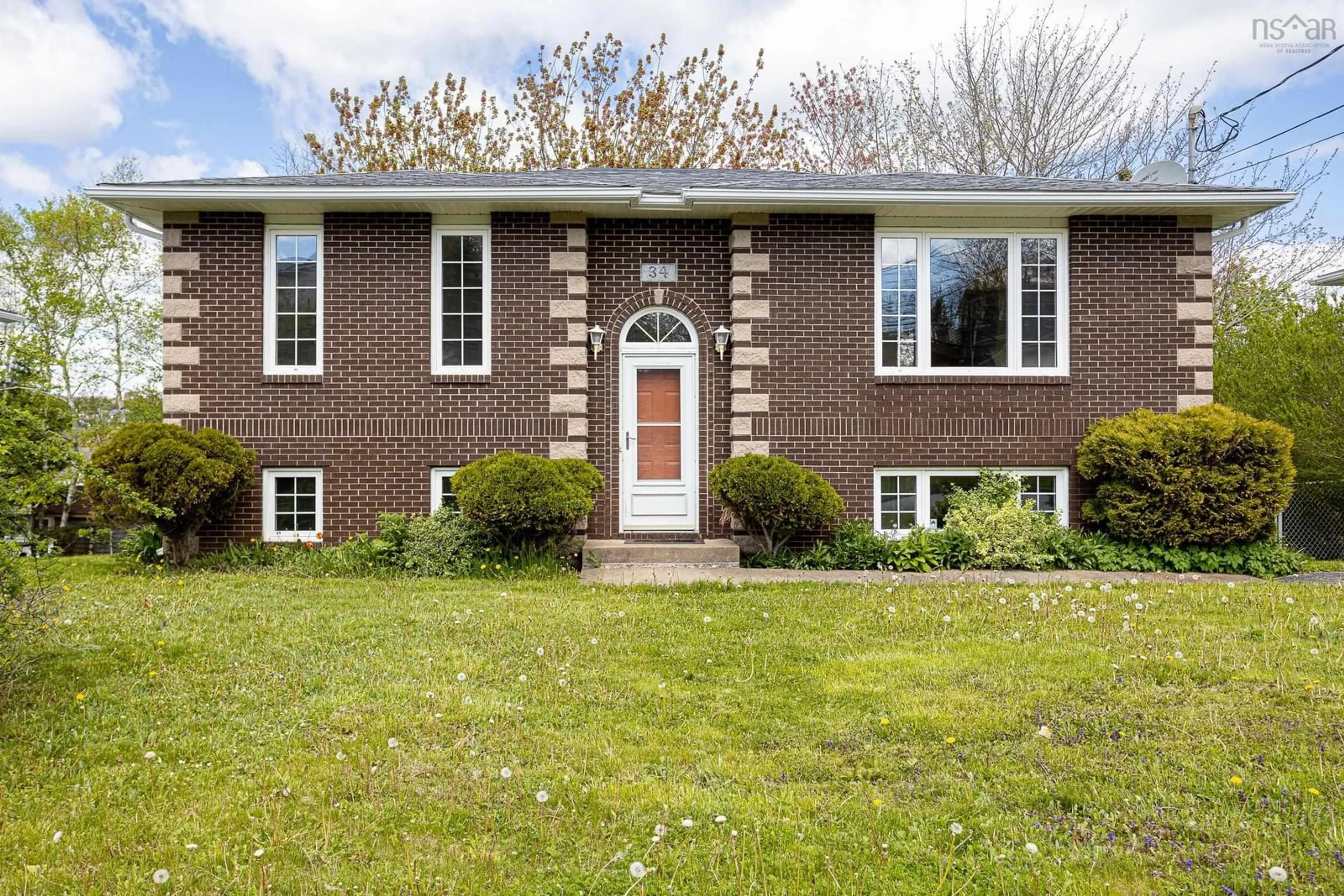 Home with brick exterior material, street for 34 Old Birch Rd, Dartmouth Nova Scotia B2W 6B4
