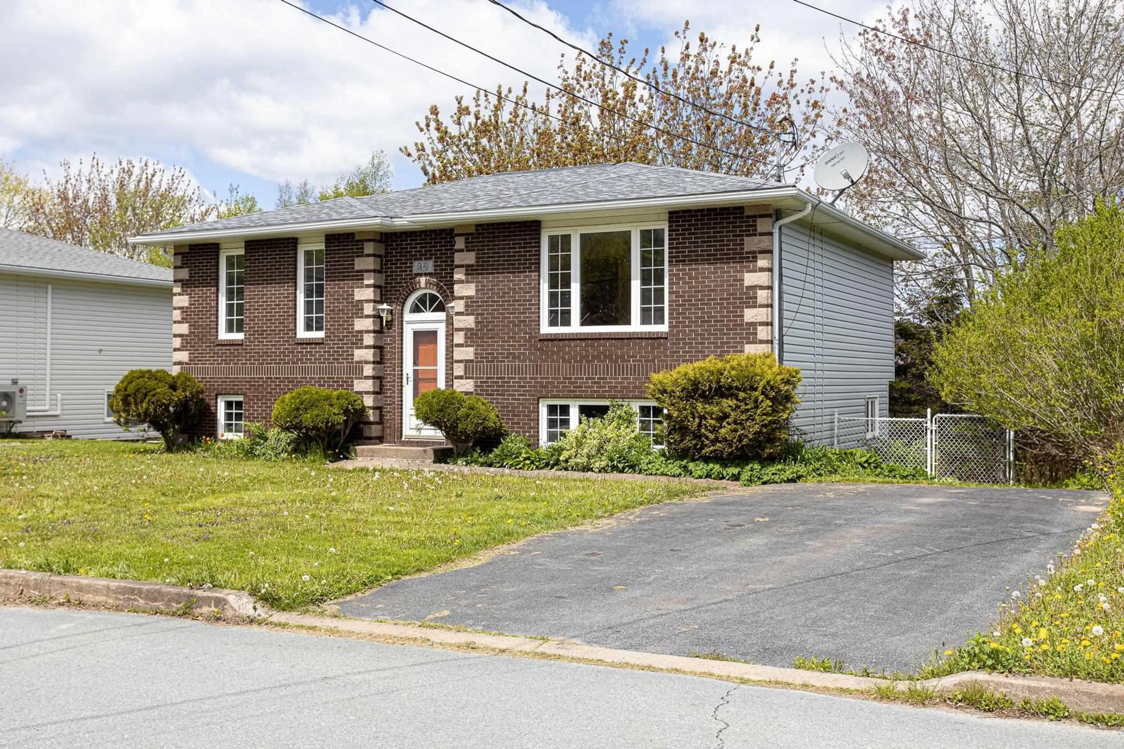 Home with brick exterior material, street for 34 Old Birch Rd, Dartmouth Nova Scotia B2W 6B4