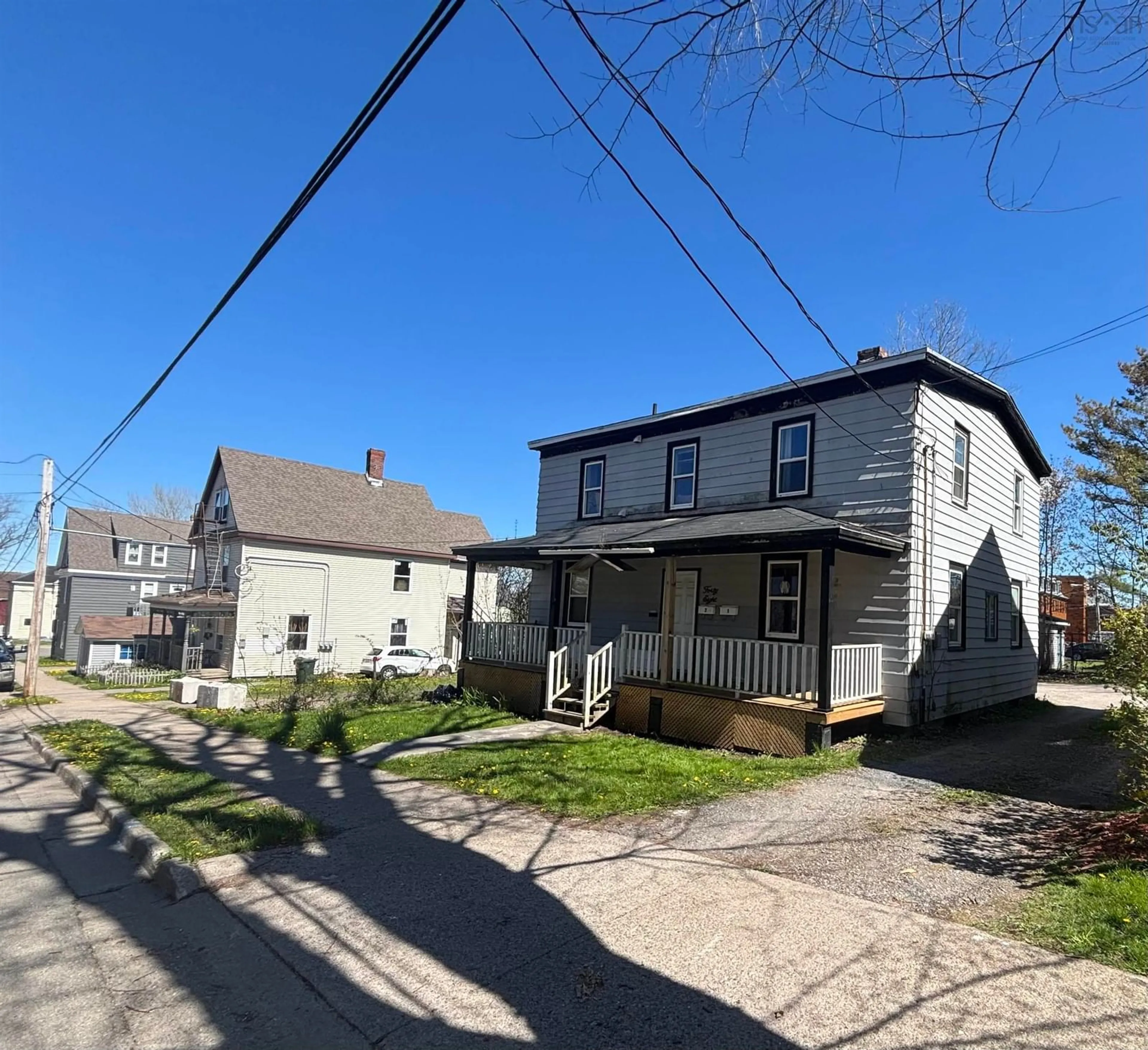 A pic from outside/outdoor area/front of a property/back of a property/a pic from drone, street for 48 Amelia St, Sydney Nova Scotia B1P 6C2
