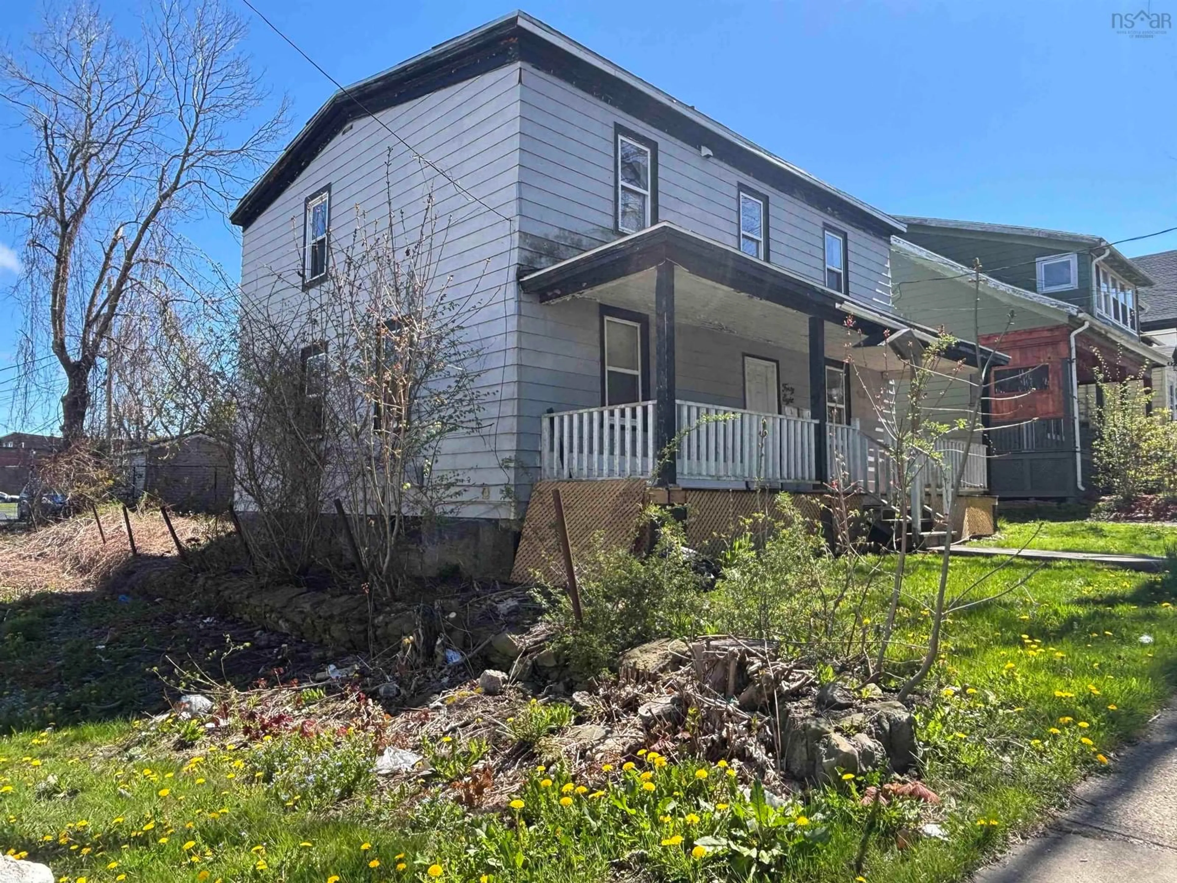 A pic from outside/outdoor area/front of a property/back of a property/a pic from drone, street for 48 Amelia St, Sydney Nova Scotia B1P 6C2