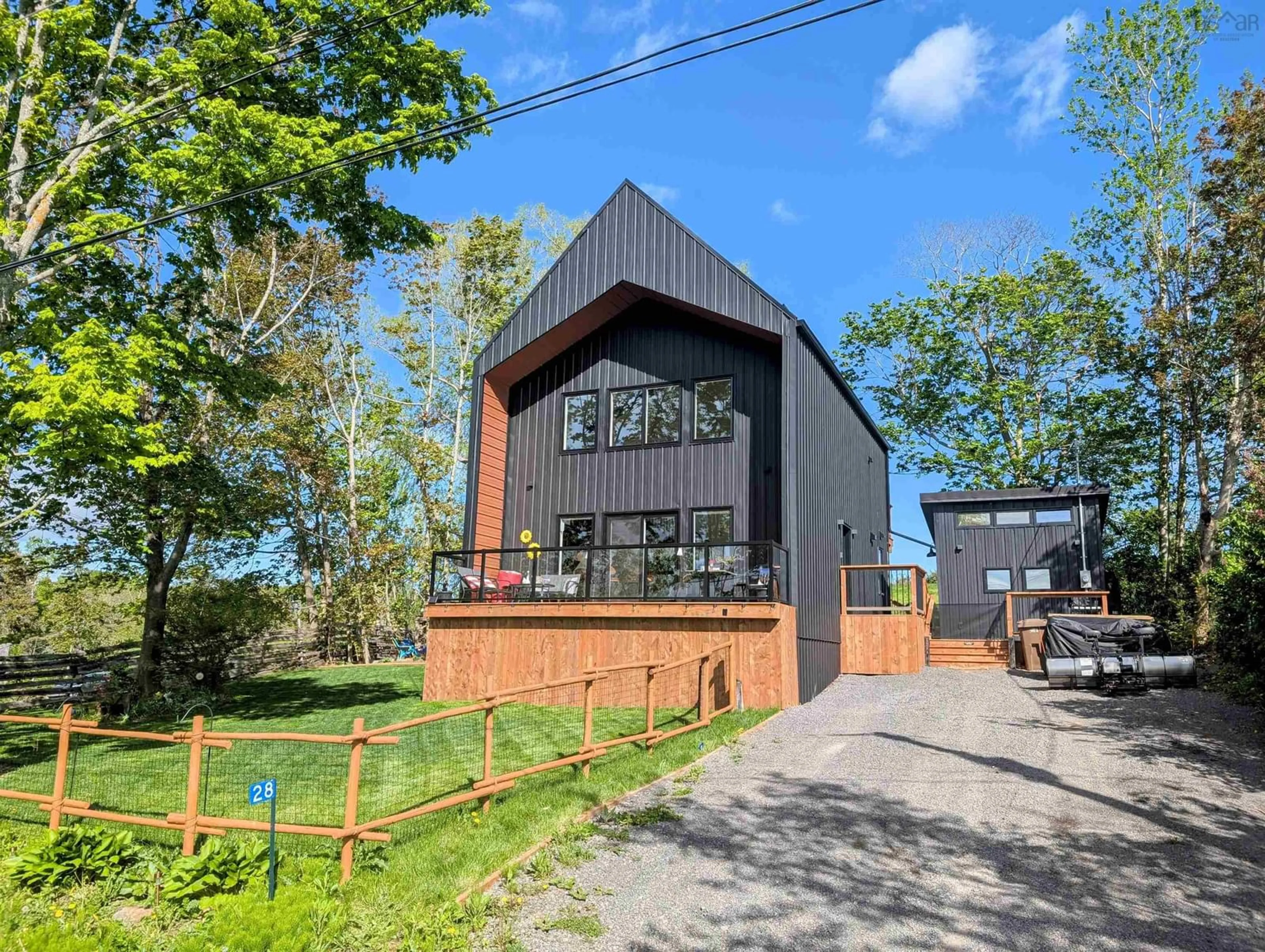 A pic from outside/outdoor area/front of a property/back of a property/a pic from drone, building for 28 Chip Hill Rd, Avondale Nova Scotia B0N 2A0