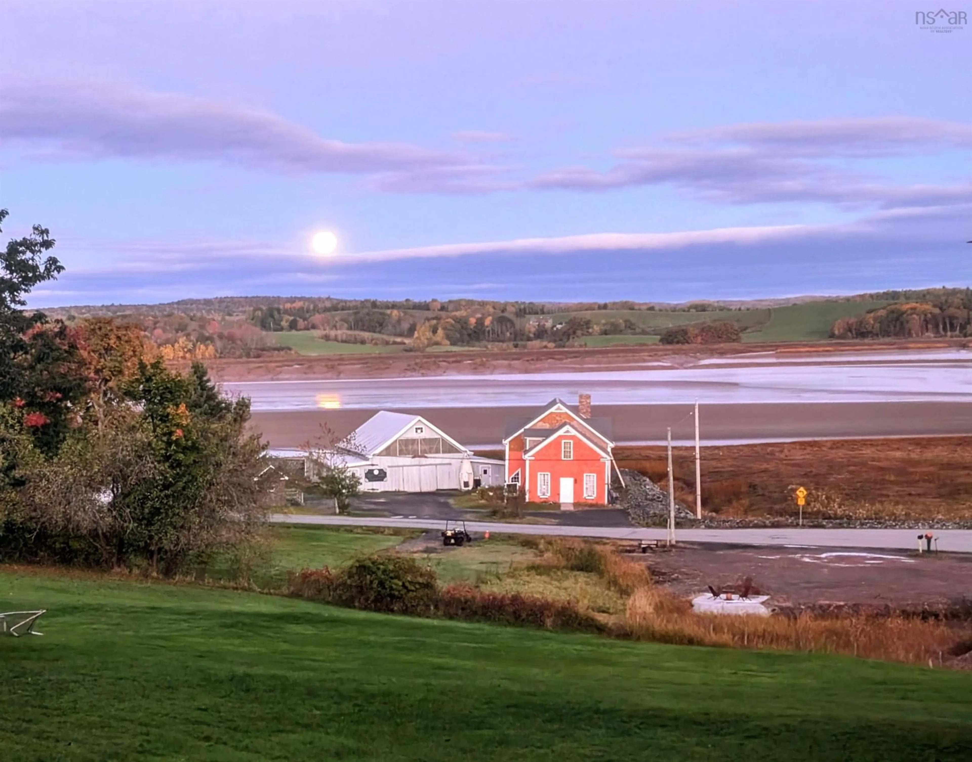 A pic from outside/outdoor area/front of a property/back of a property/a pic from drone, water/lake/river/ocean view for 28 Chip Hill Rd, Avondale Nova Scotia B0N 2A0