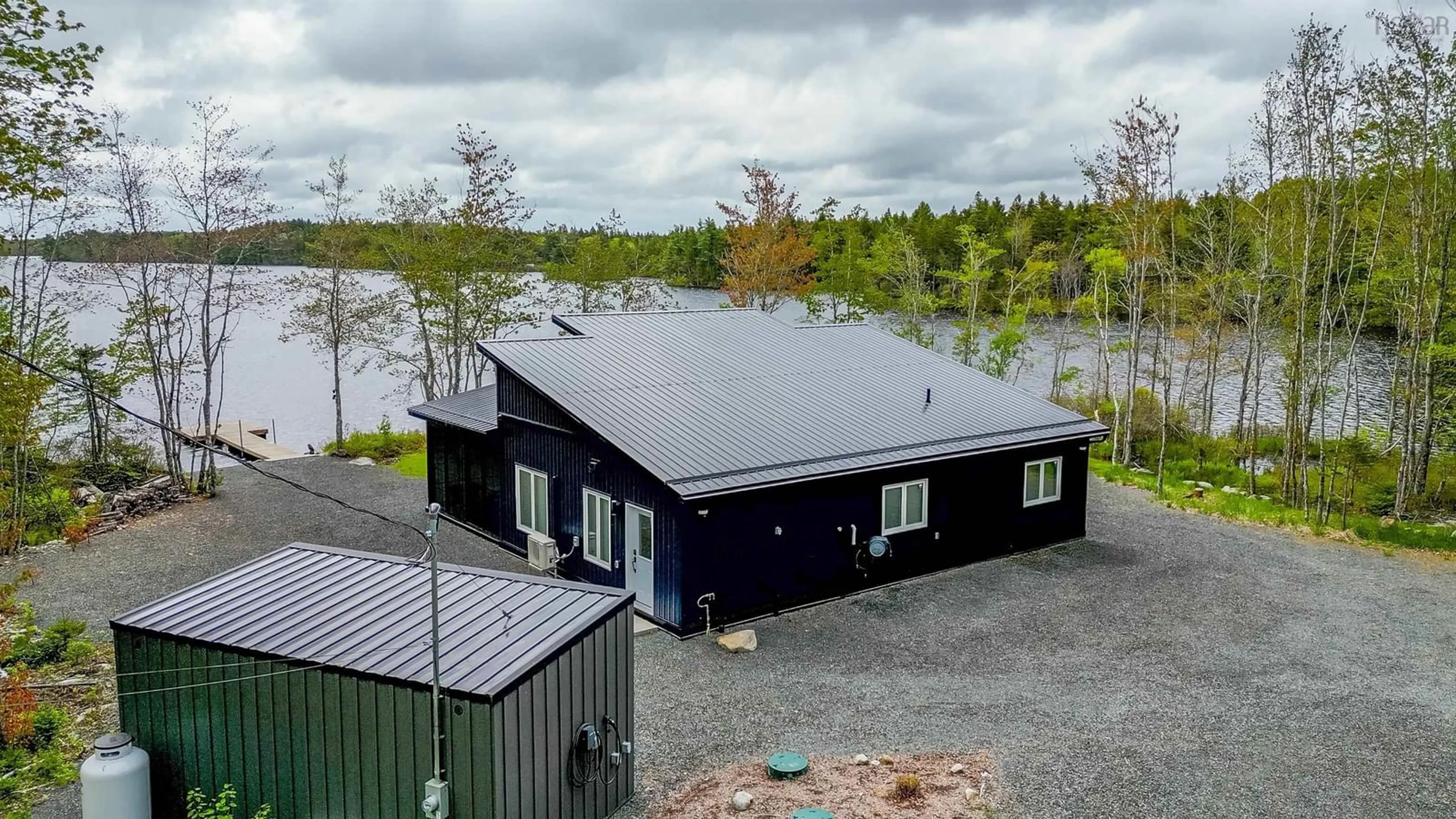 A pic from outside/outdoor area/front of a property/back of a property/a pic from drone, building for 23 Wild Cat Path, Camperdown Nova Scotia B3V 9H2